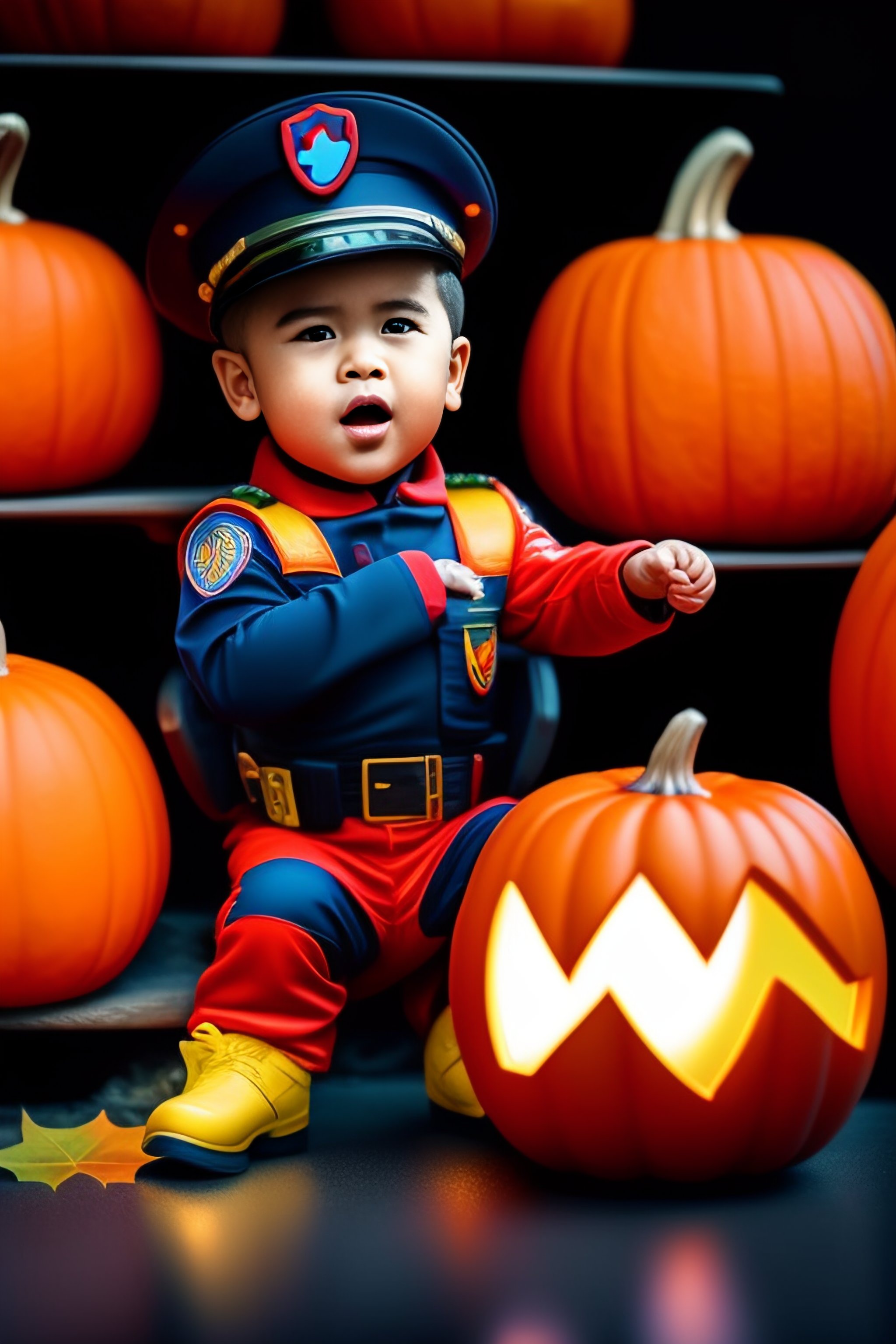 Lexica - Paw Patrol en halloween