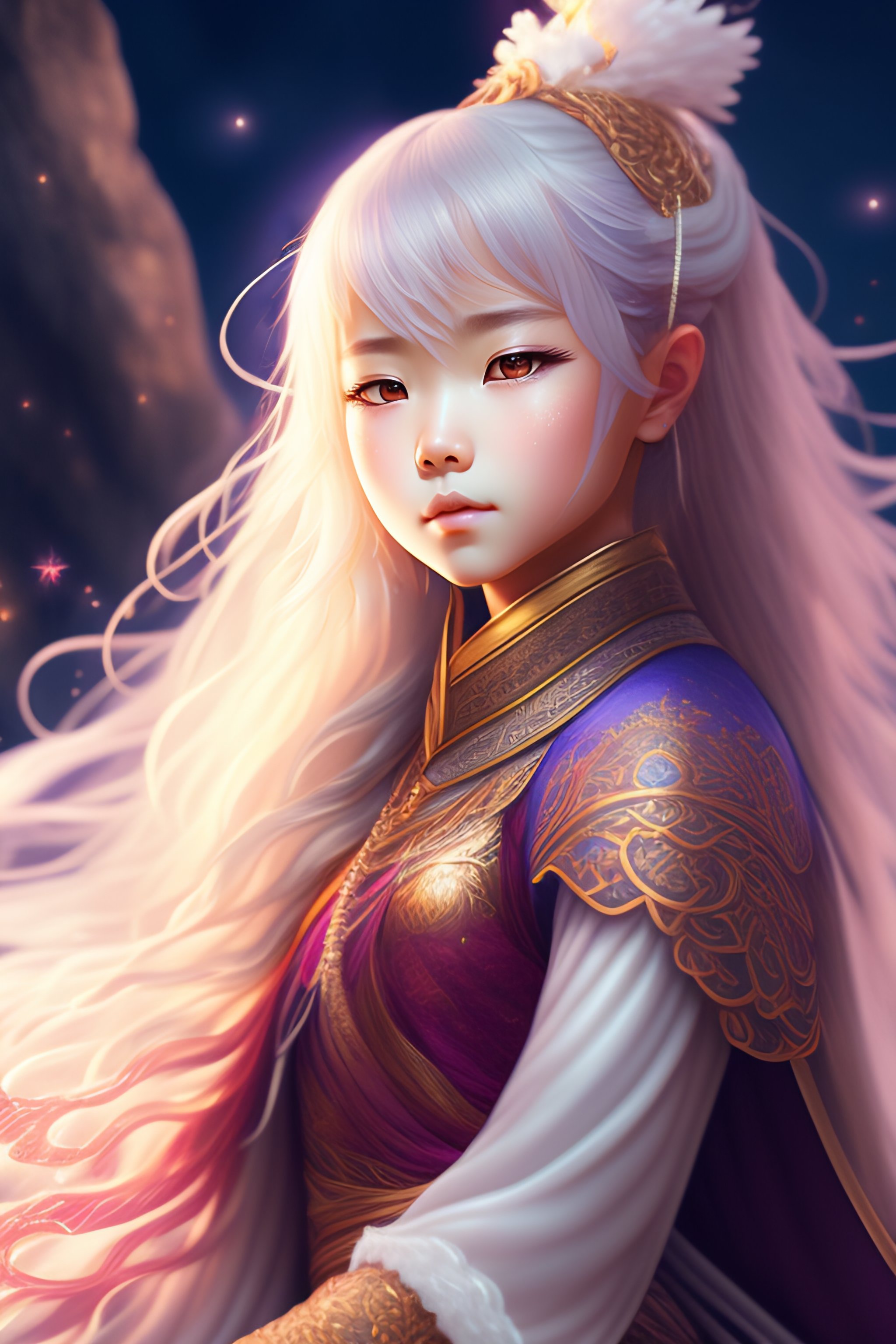 Lexica - Ultra realistic and anime style digital portrait of a child ...