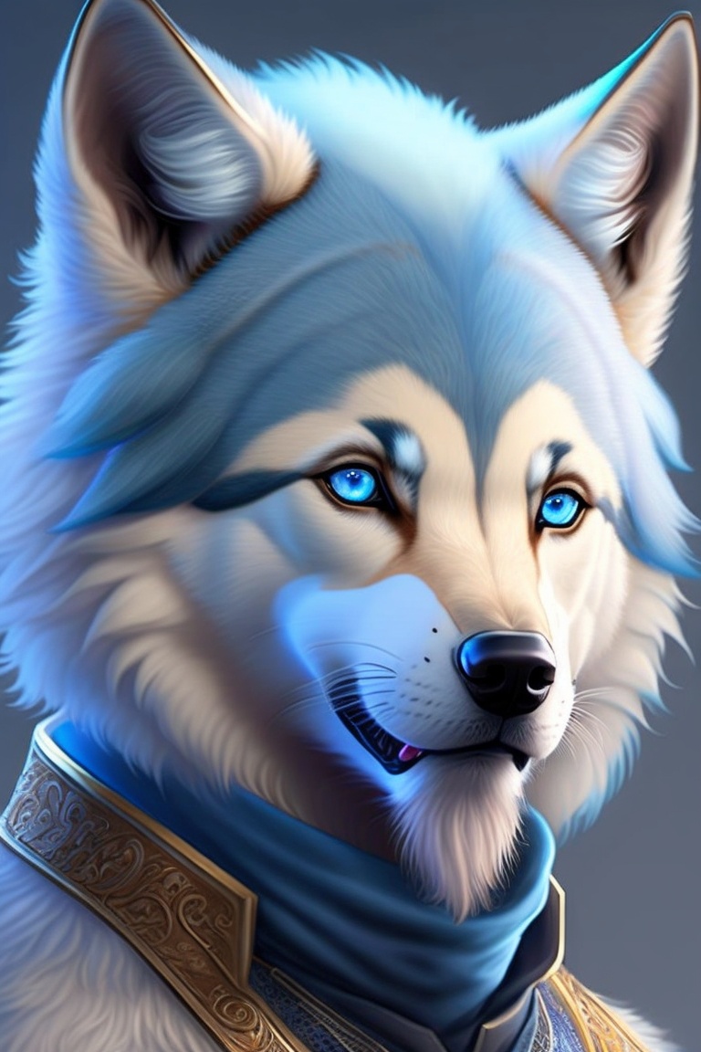 Lexica The character, as a handsome blueeyed Turkish wolf person