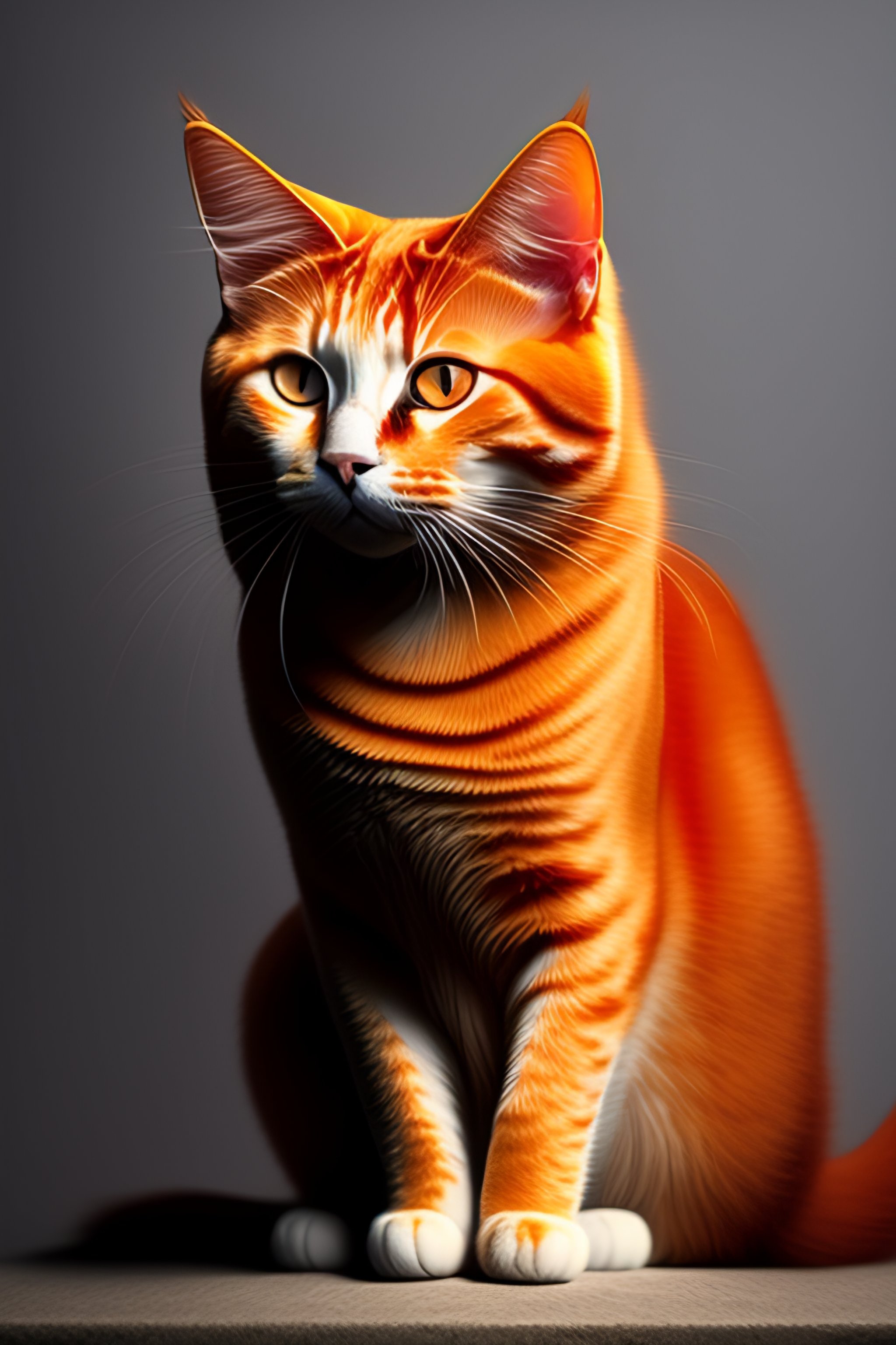 PWRH029.ORANGE Scaredy Cats - Orange - Scaredy Cat - Half Yard Cuts