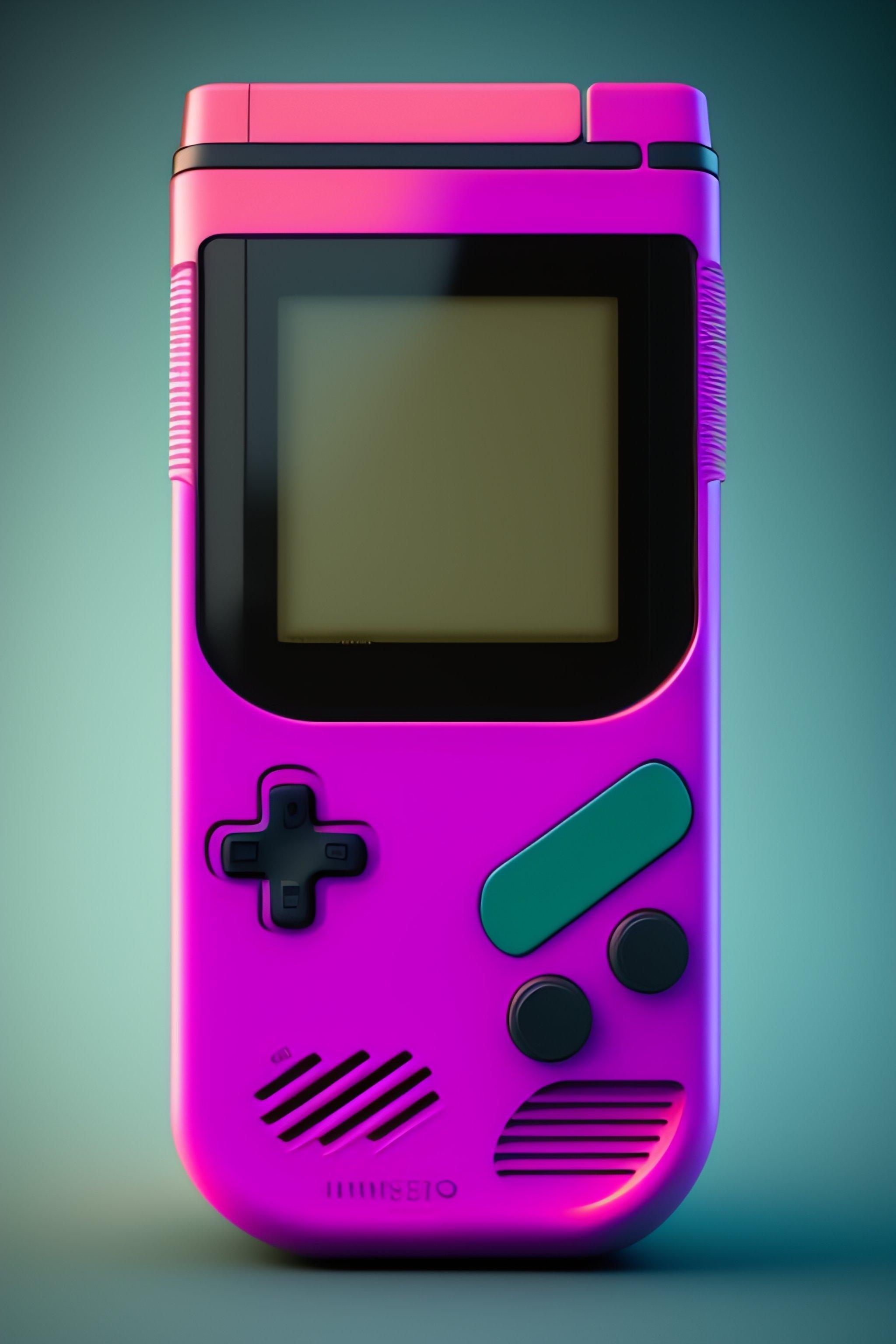 Lexica - Vintage personal handheld nintendo gameboy 1990s, c4d render ...