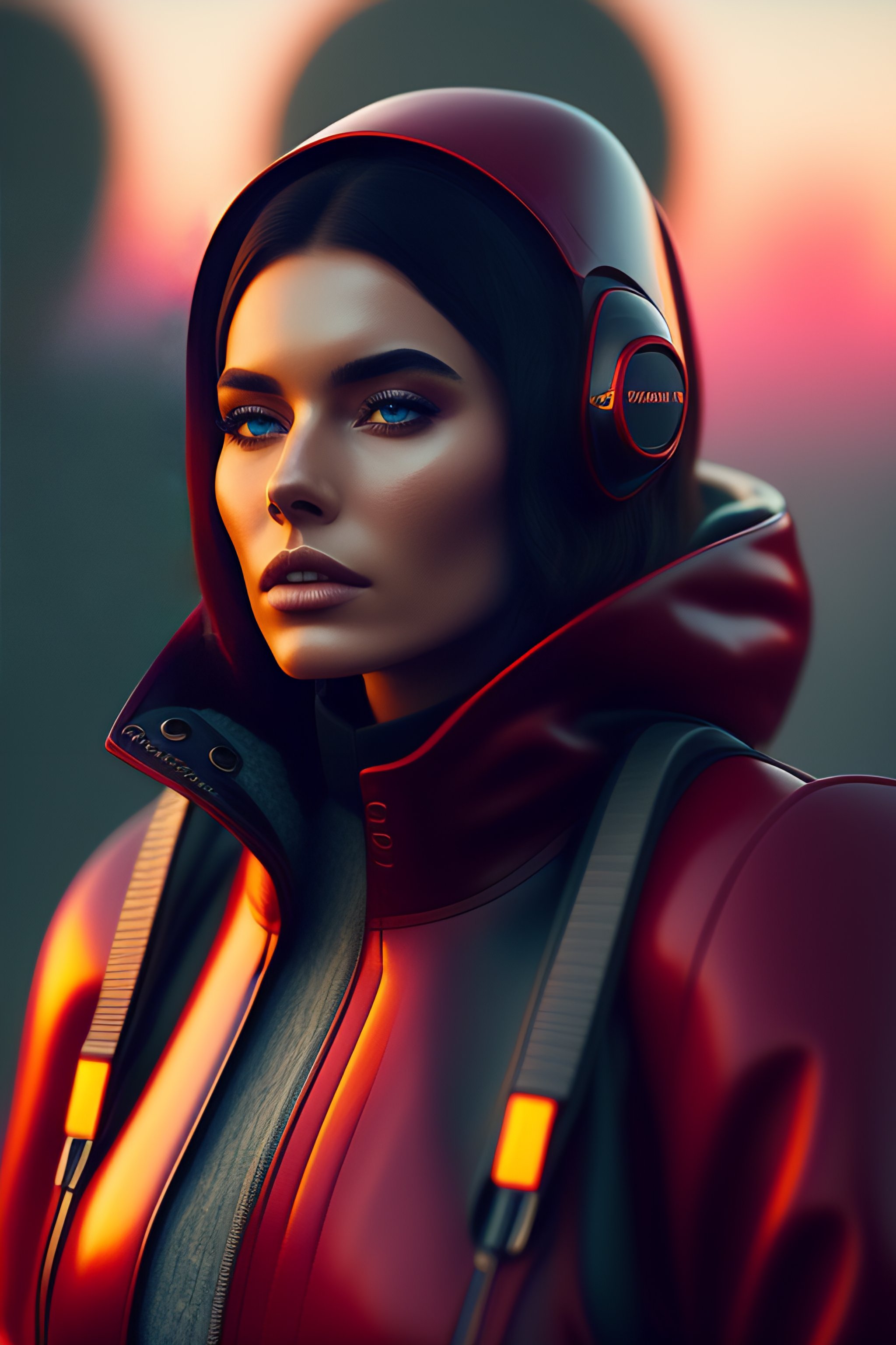 Lexica - Woman Simon stalenhag style 1990s futuristic, futuristic ...