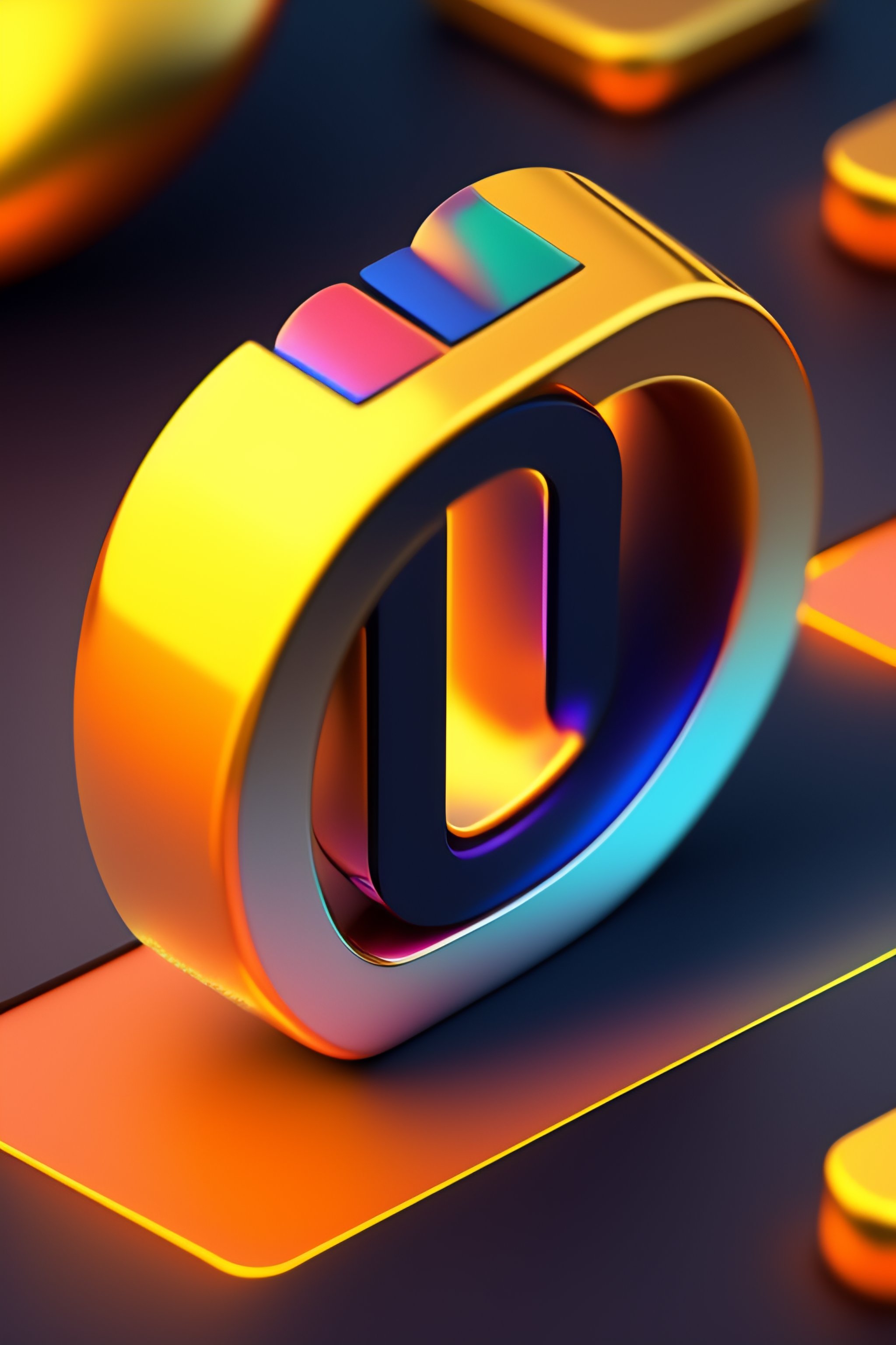 Lexica - Isometric letters HUG MEDIA, volumetrics, 3d render, octane ...
