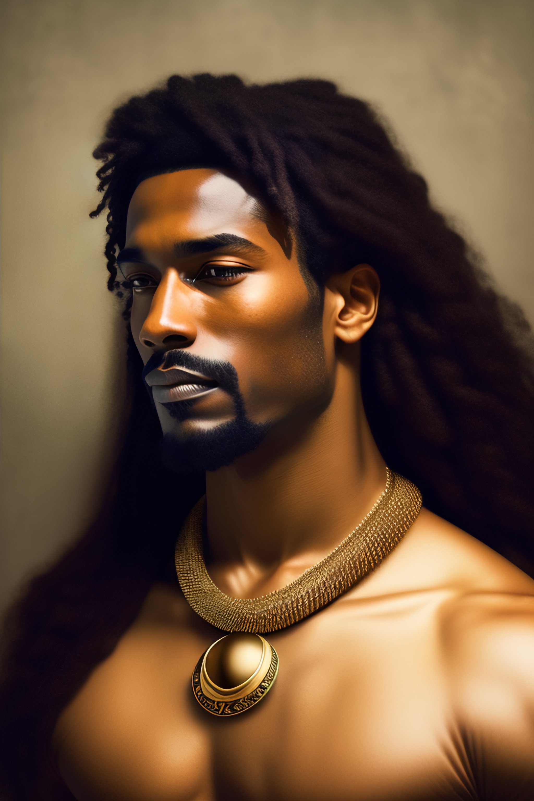 Lexica - A man wearing a necklace with the words 'YOU ARE FOOL'