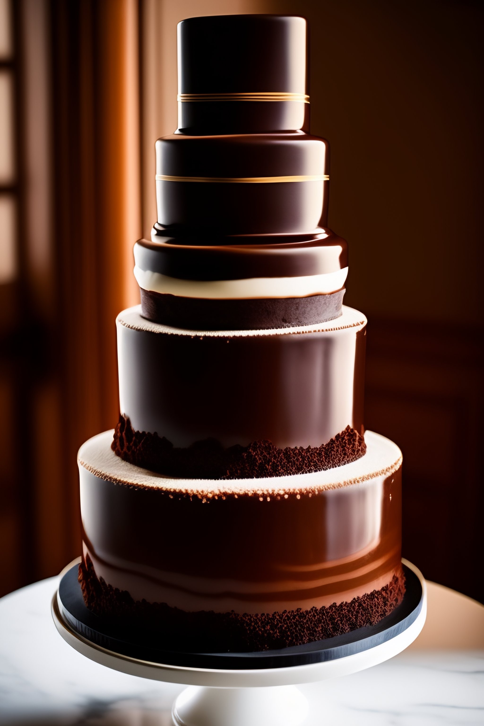 Lexica Whaite Chocolate Wedding Cake 