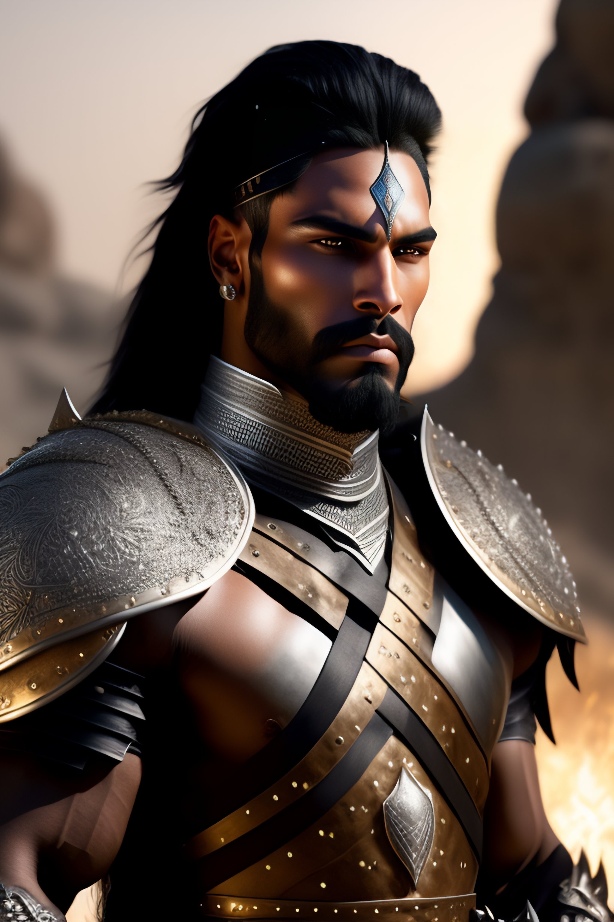 Lexica - A warrior with an imposing and fearsome appearance. He has ...