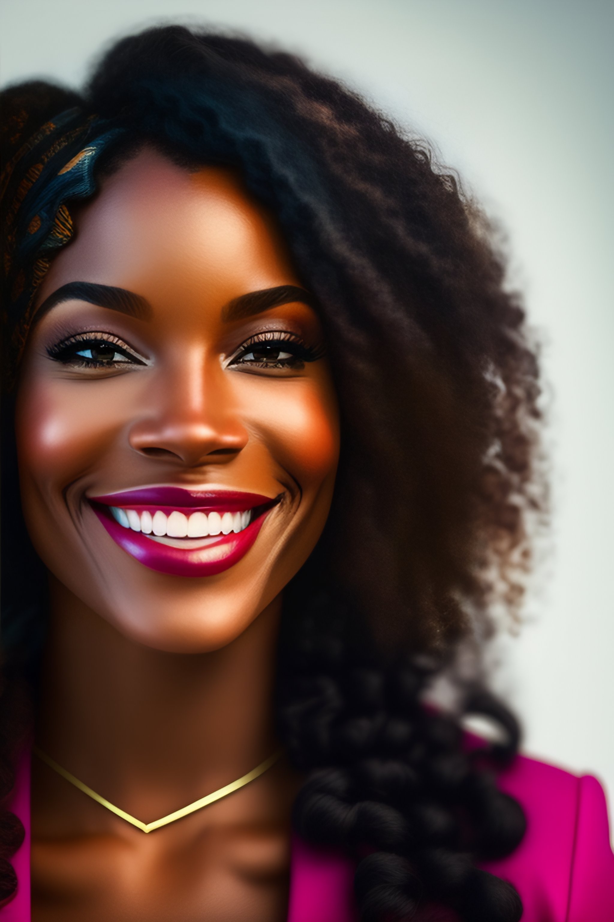 Lexica Black Woman Smiling 