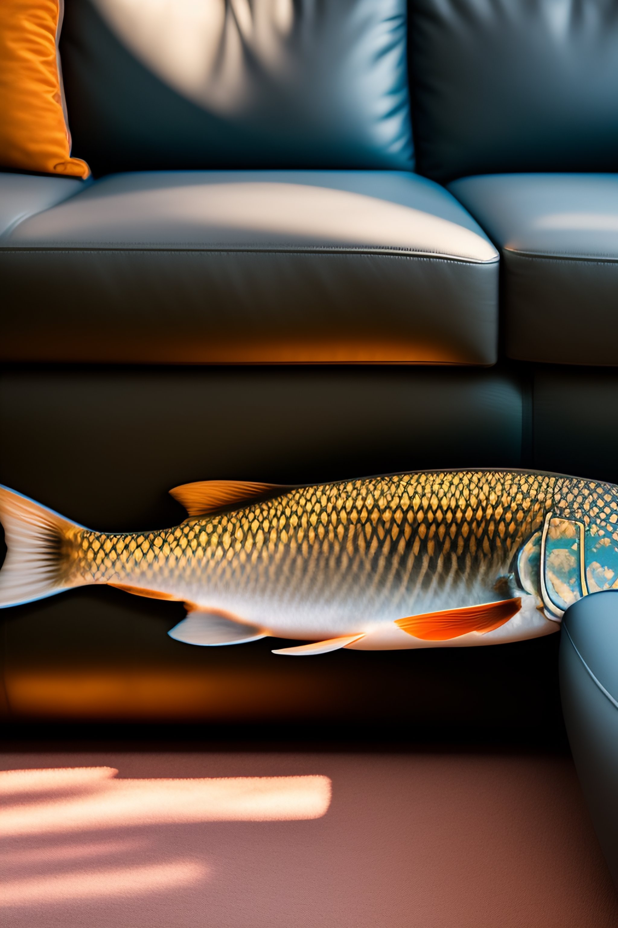 Lexica A photo of a flounder person who has onesided due to