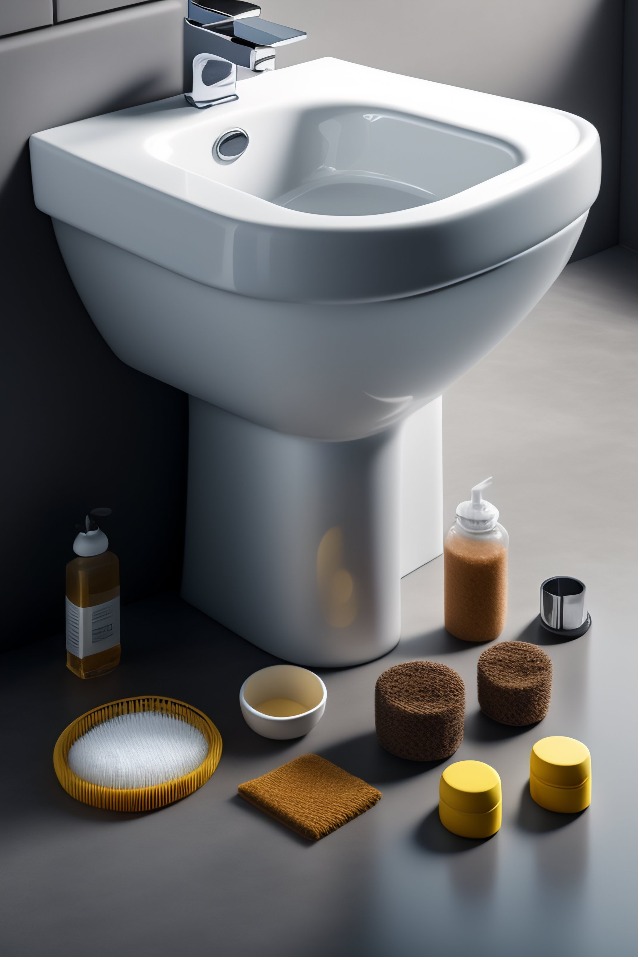 Lexica Plungers, toilet bowl cleaner and toilet scrubbers, Knolling