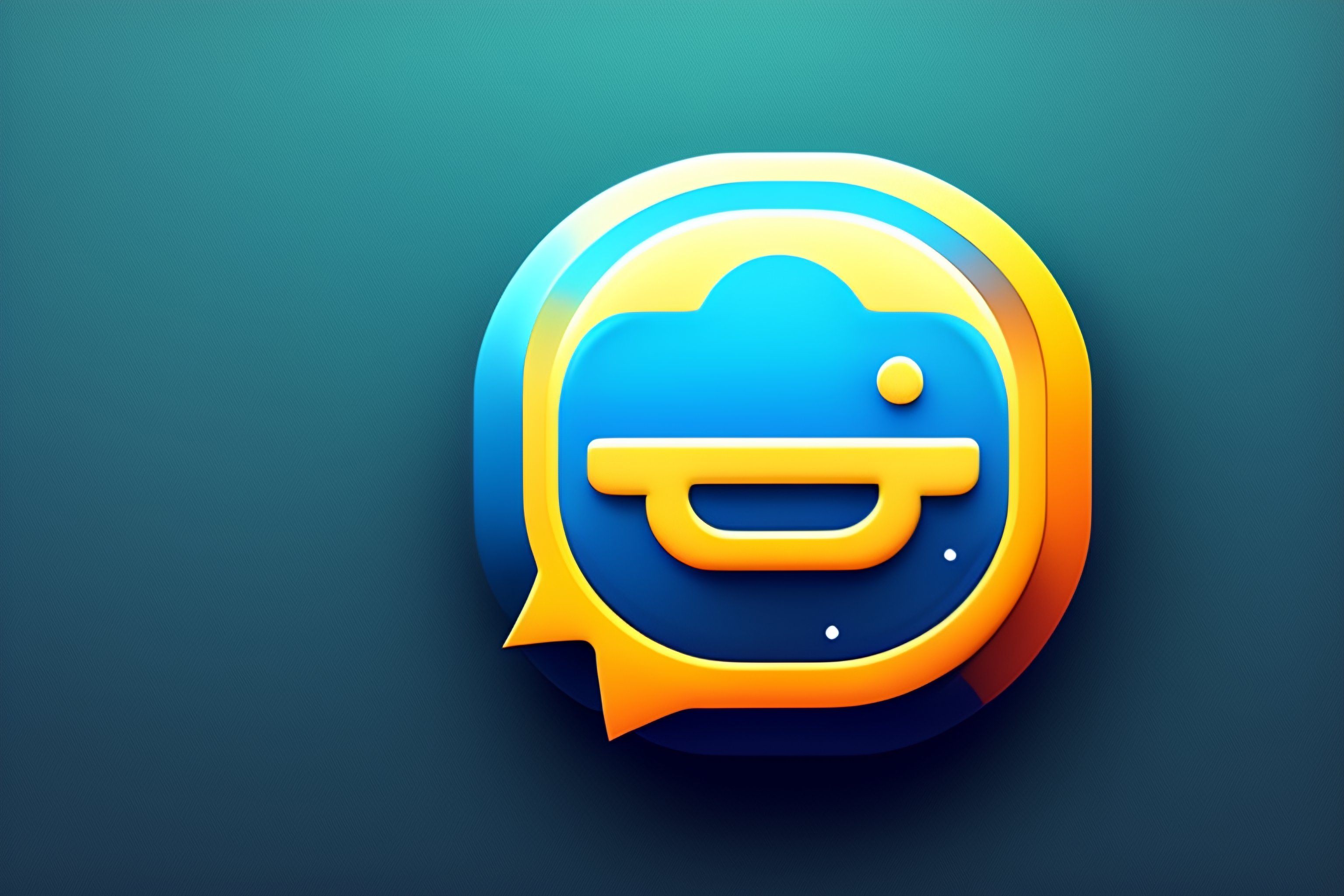 Lexica - Awesome application icon for a chatbot app, design, ux/ui