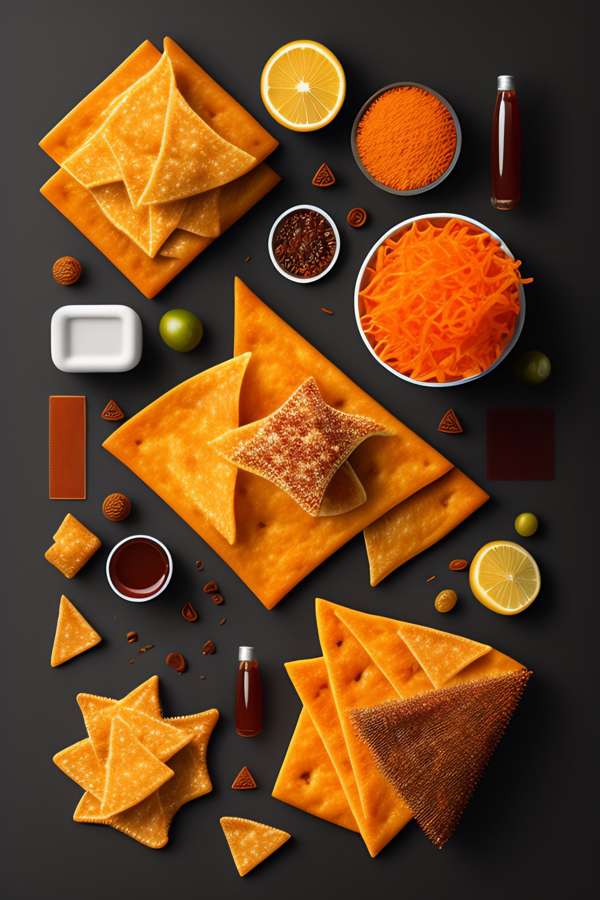 Lexica - Doritos and Doritos bags, Knolling, Knolling layout ...
