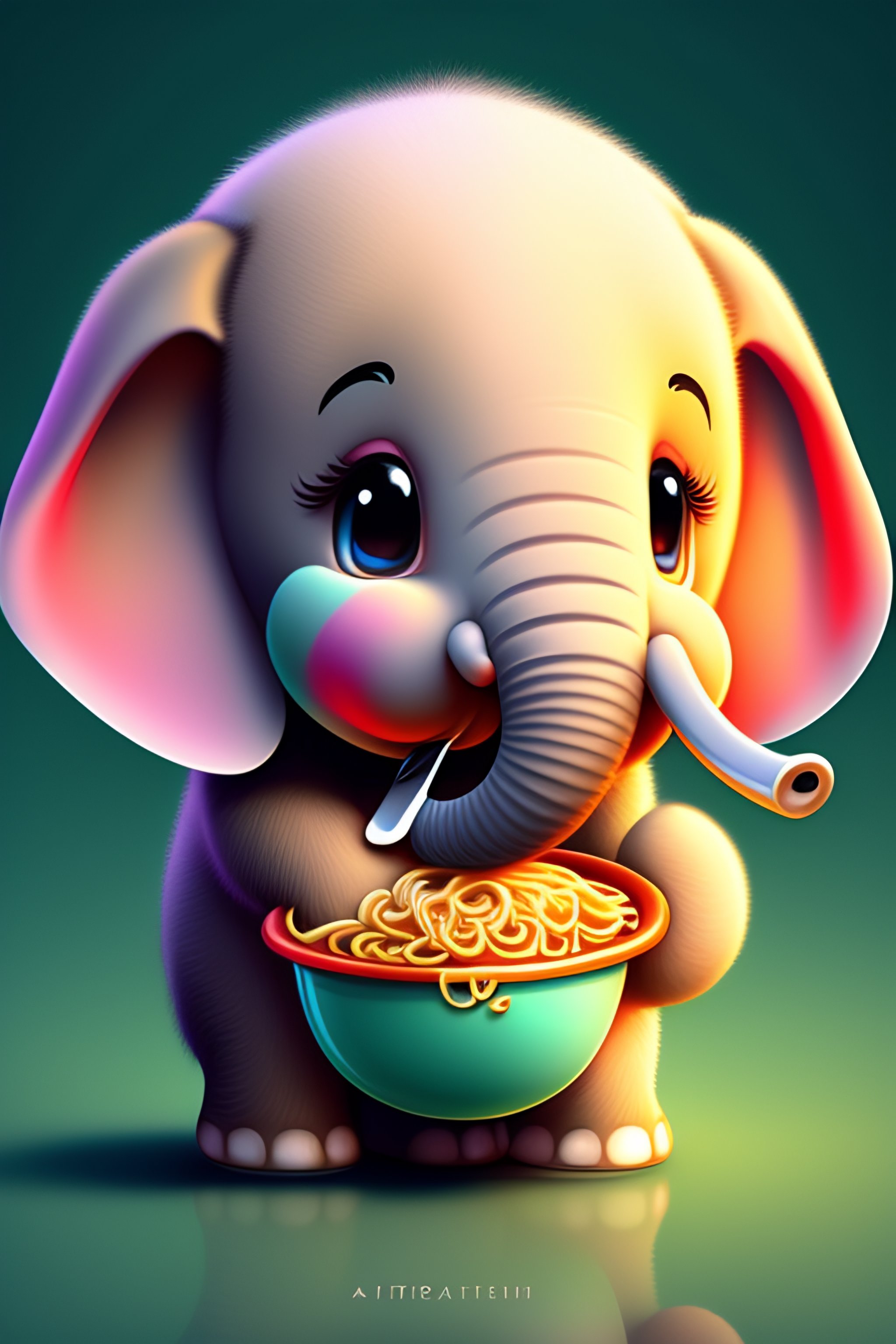 cute baby elephant cartoon