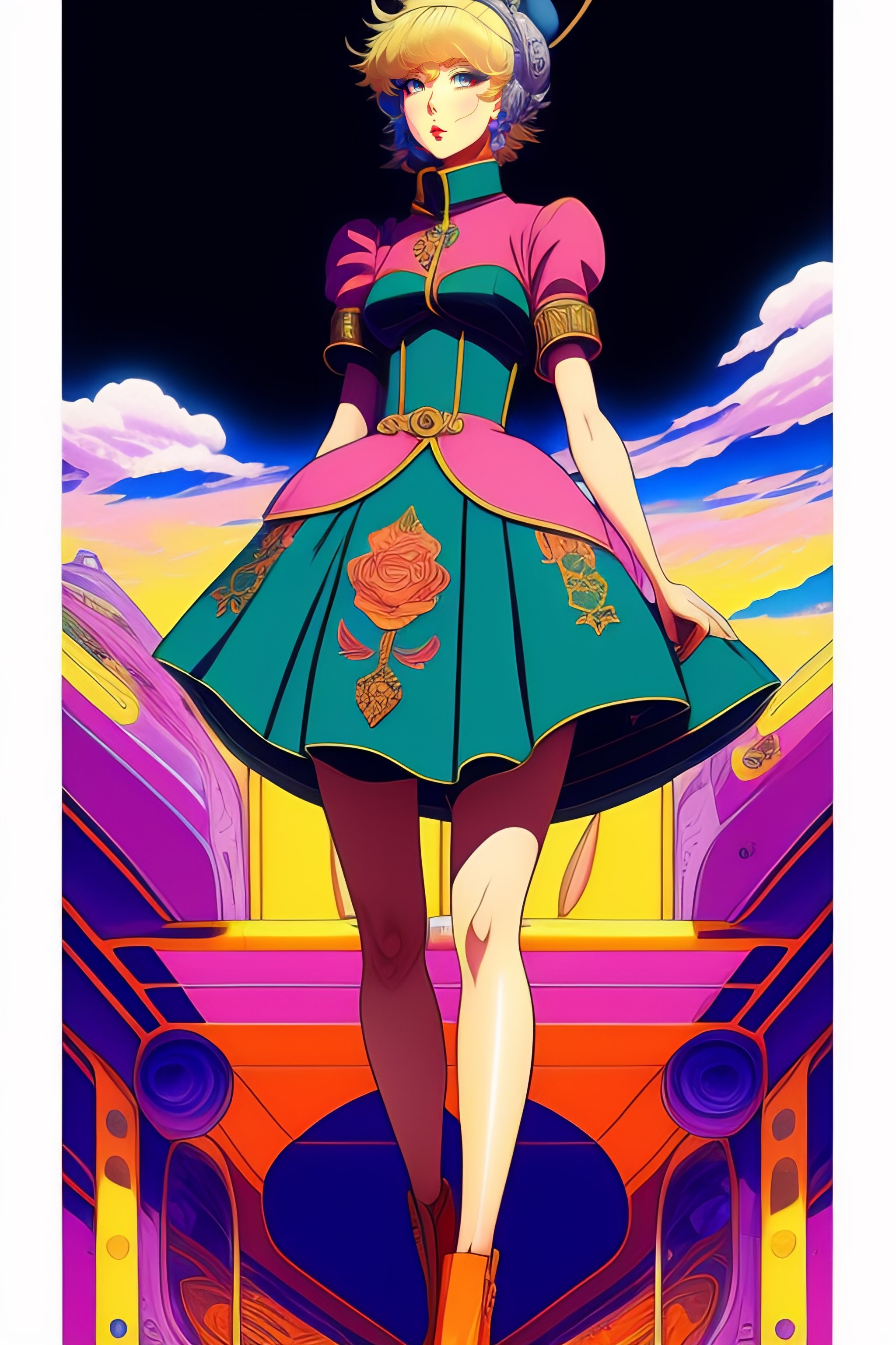 Lexica - Stylish haute couture outfit in the style of 90's vintage ...