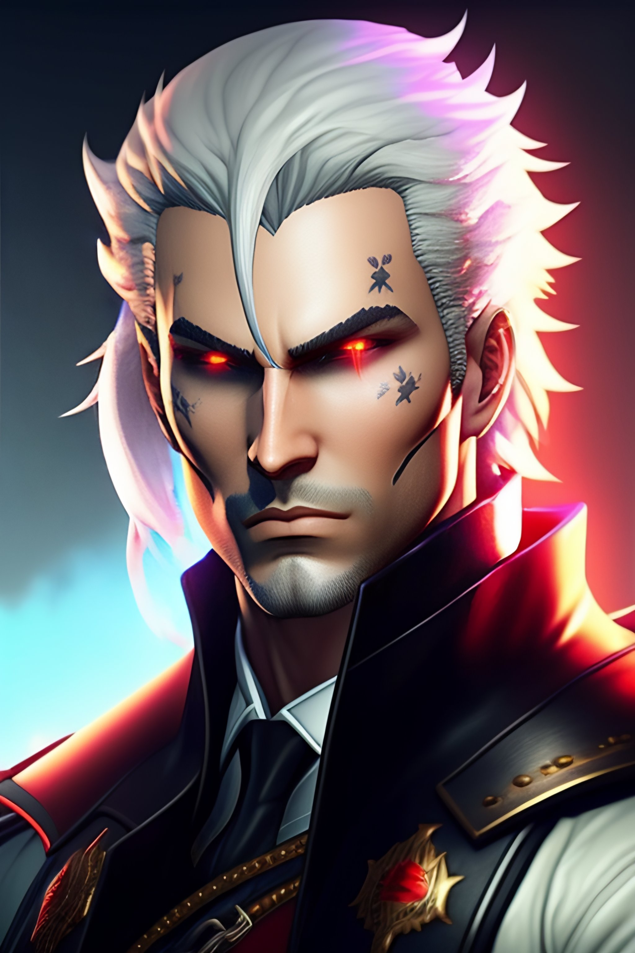 Lexica - Geralt of rivia as a phantom thief, Persona 5 style