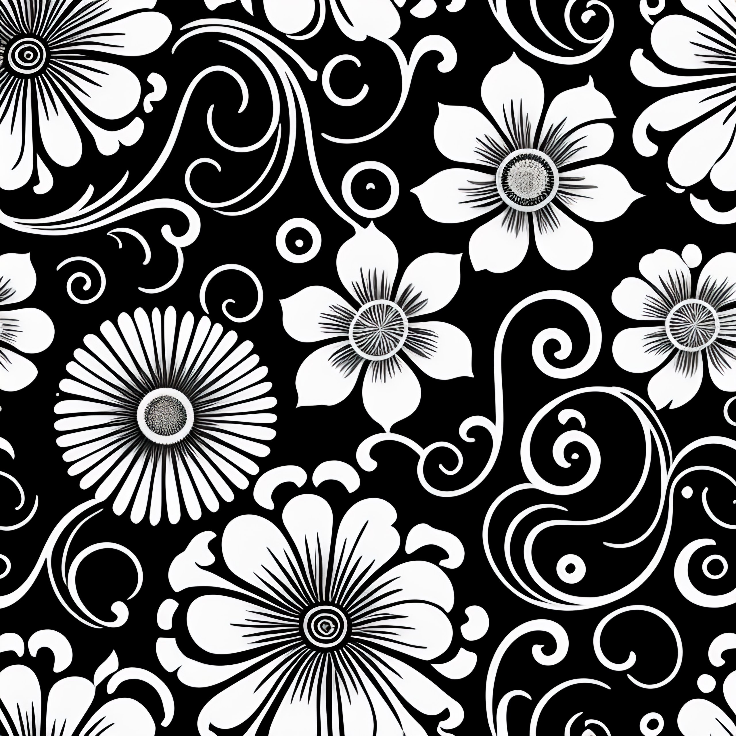 Lexica - Vintage seamless wallpaper pattern. IT, computers, monotone ...