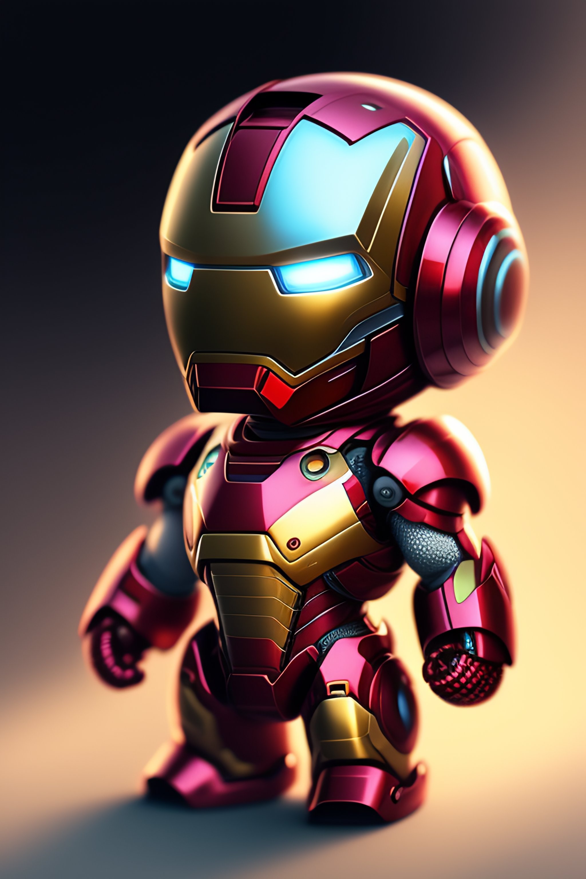 baby iron man cartoon