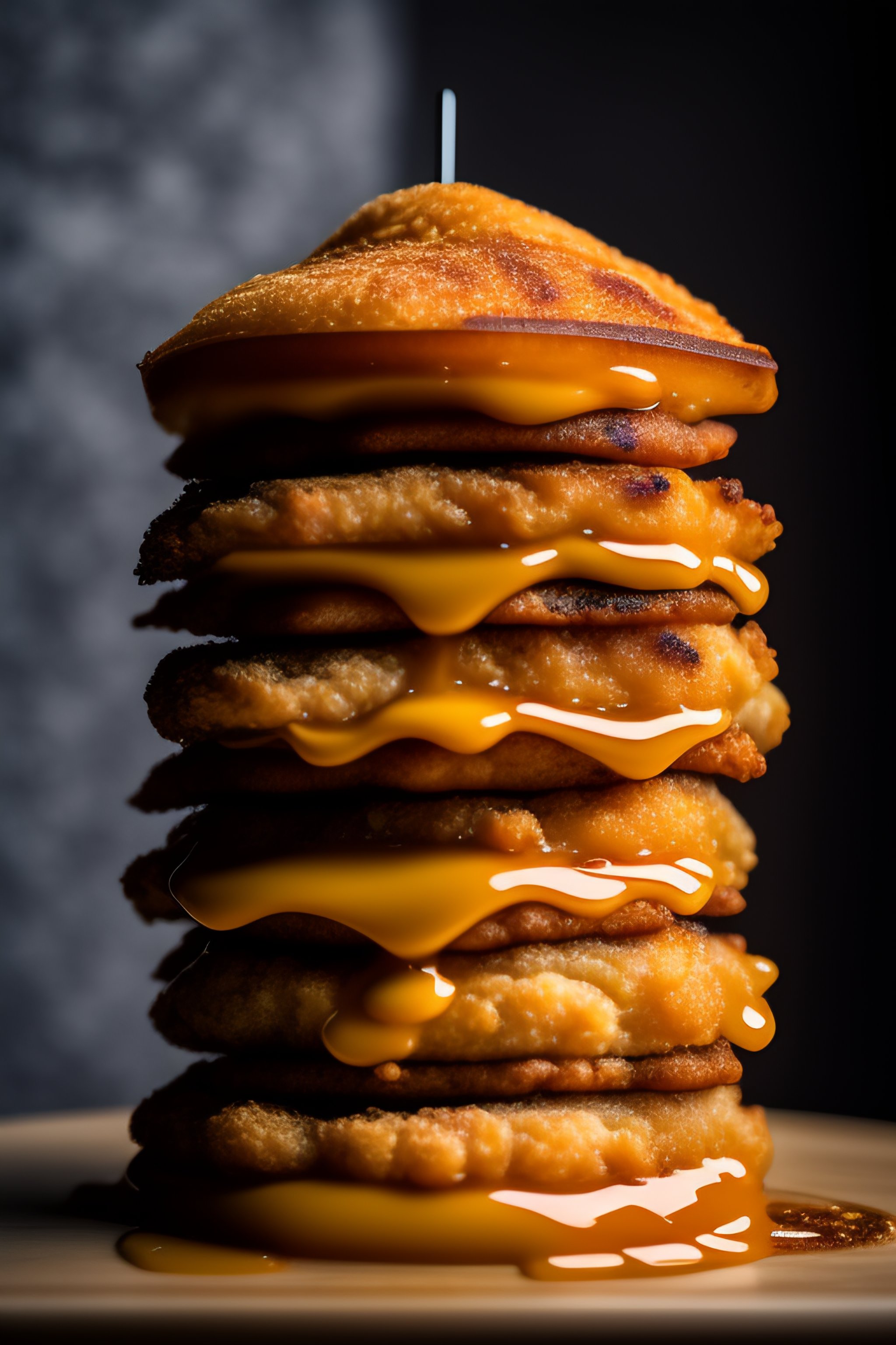 Lexica - A photo of a very tall stack of fried chicken, xf iq 4, 1 5 0 ...