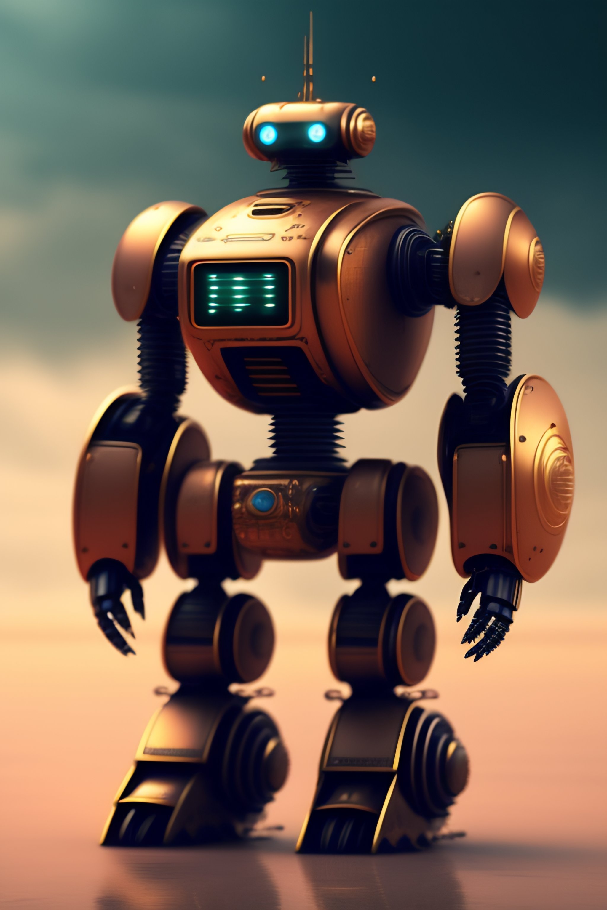 Lexica - A robot in Thomas Romain's style