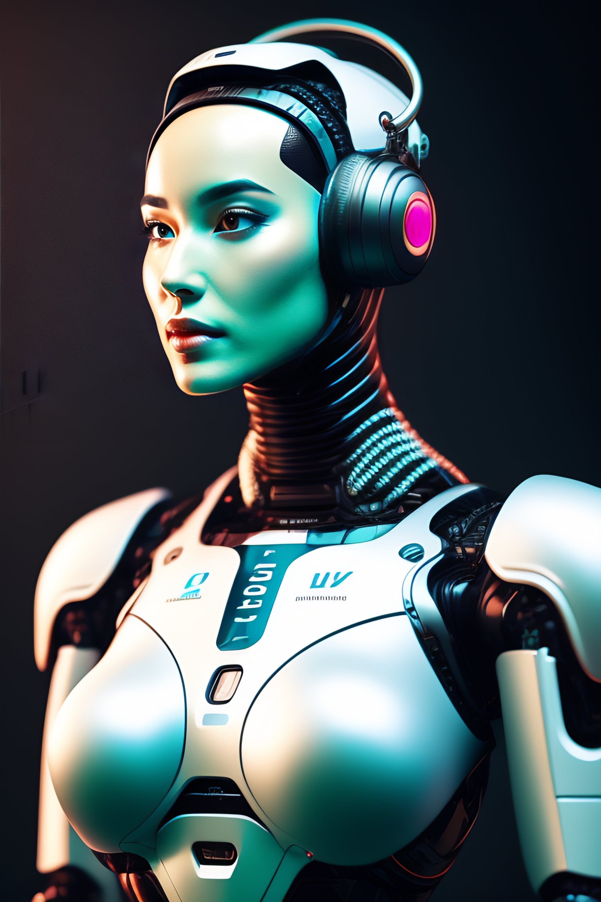 Lexica - 2500 future mom robot, athletic body, bivg lips product ...
