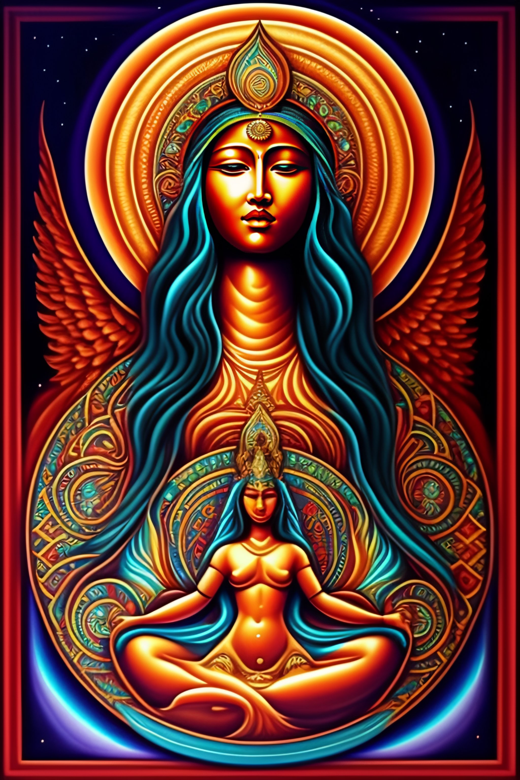 birth goddess art