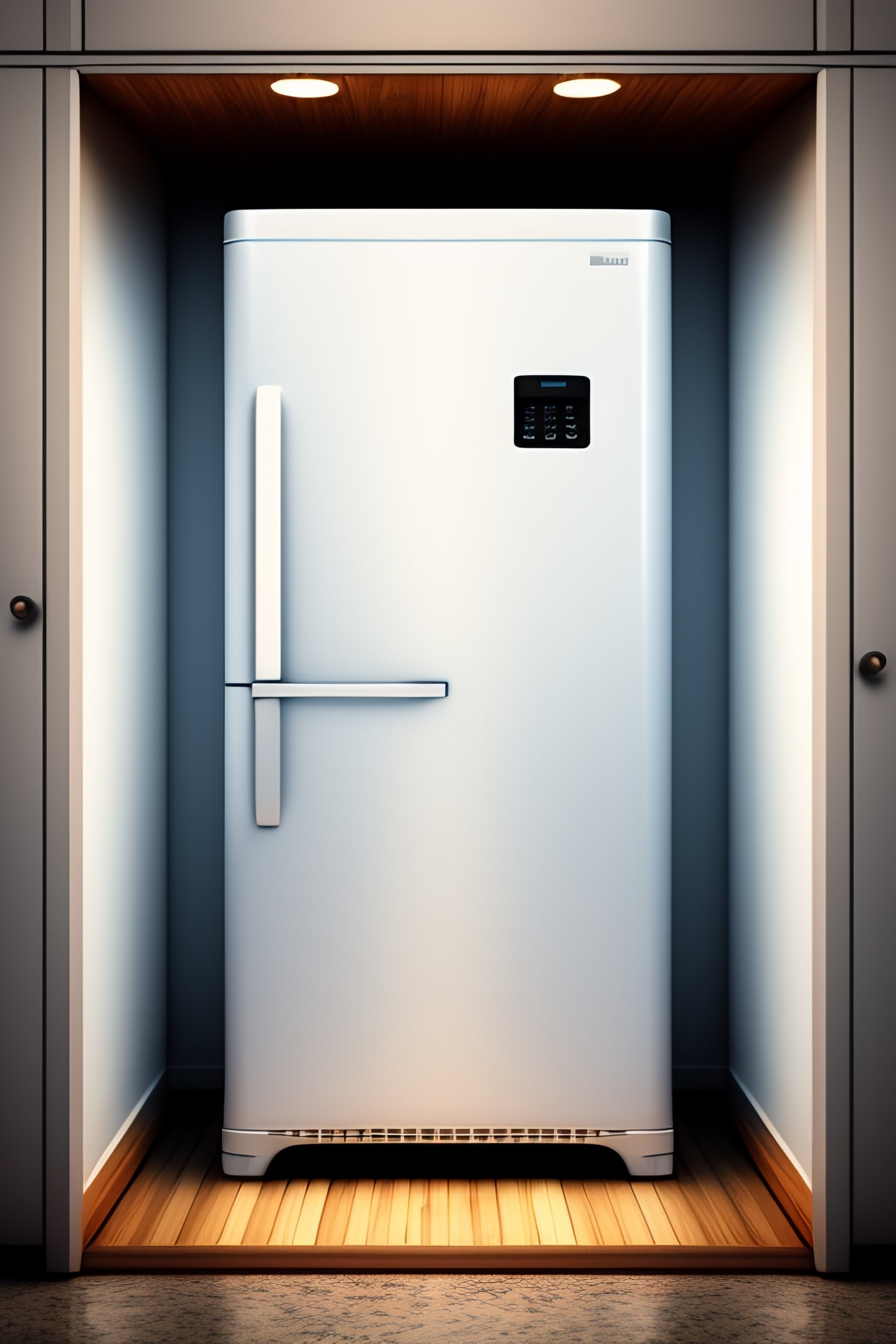 Lexica Portrait of an empty refrigerator, empty refrigerator drawer