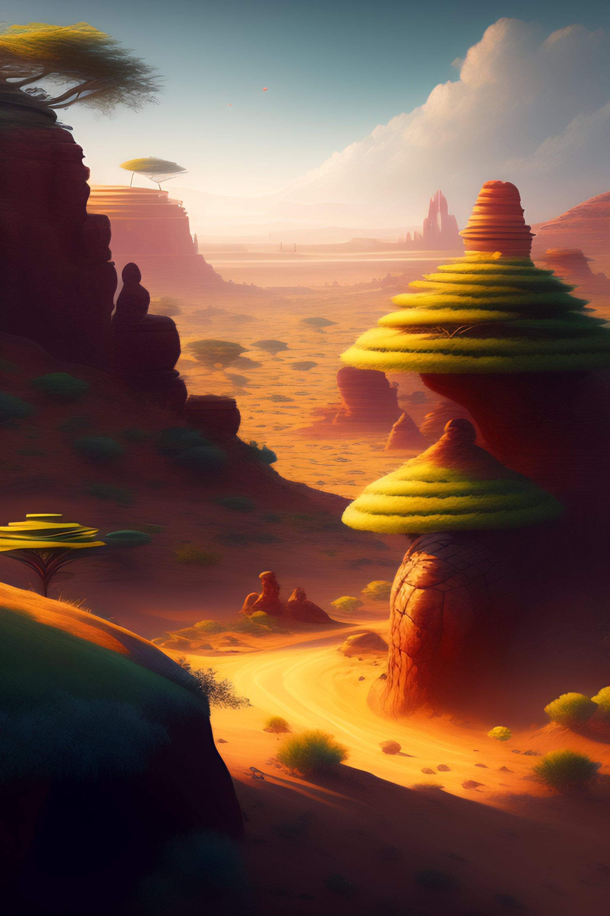 Lexica - Ethiopian landscape, highly detailed, digital painting ...