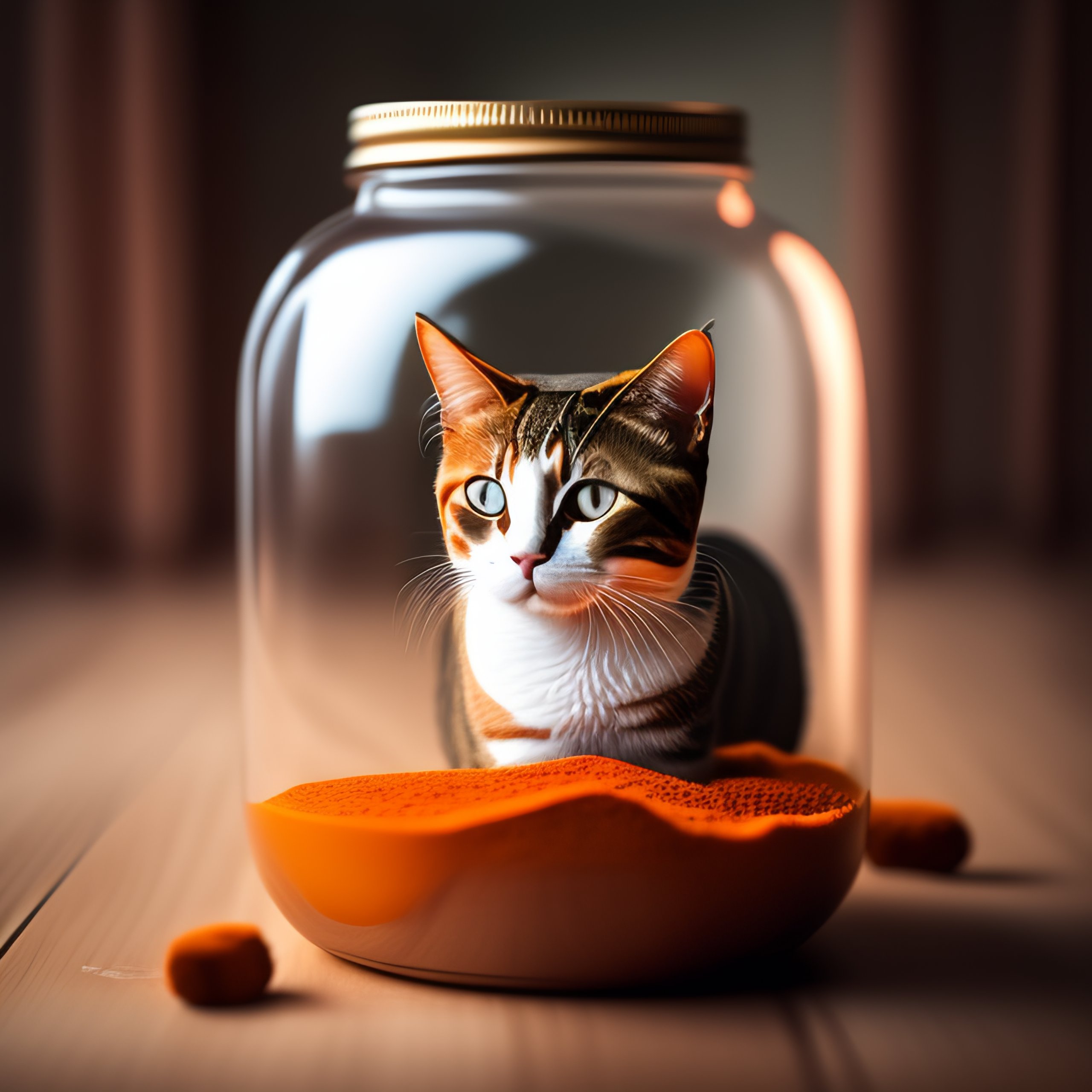 Lexica Cat in Jar