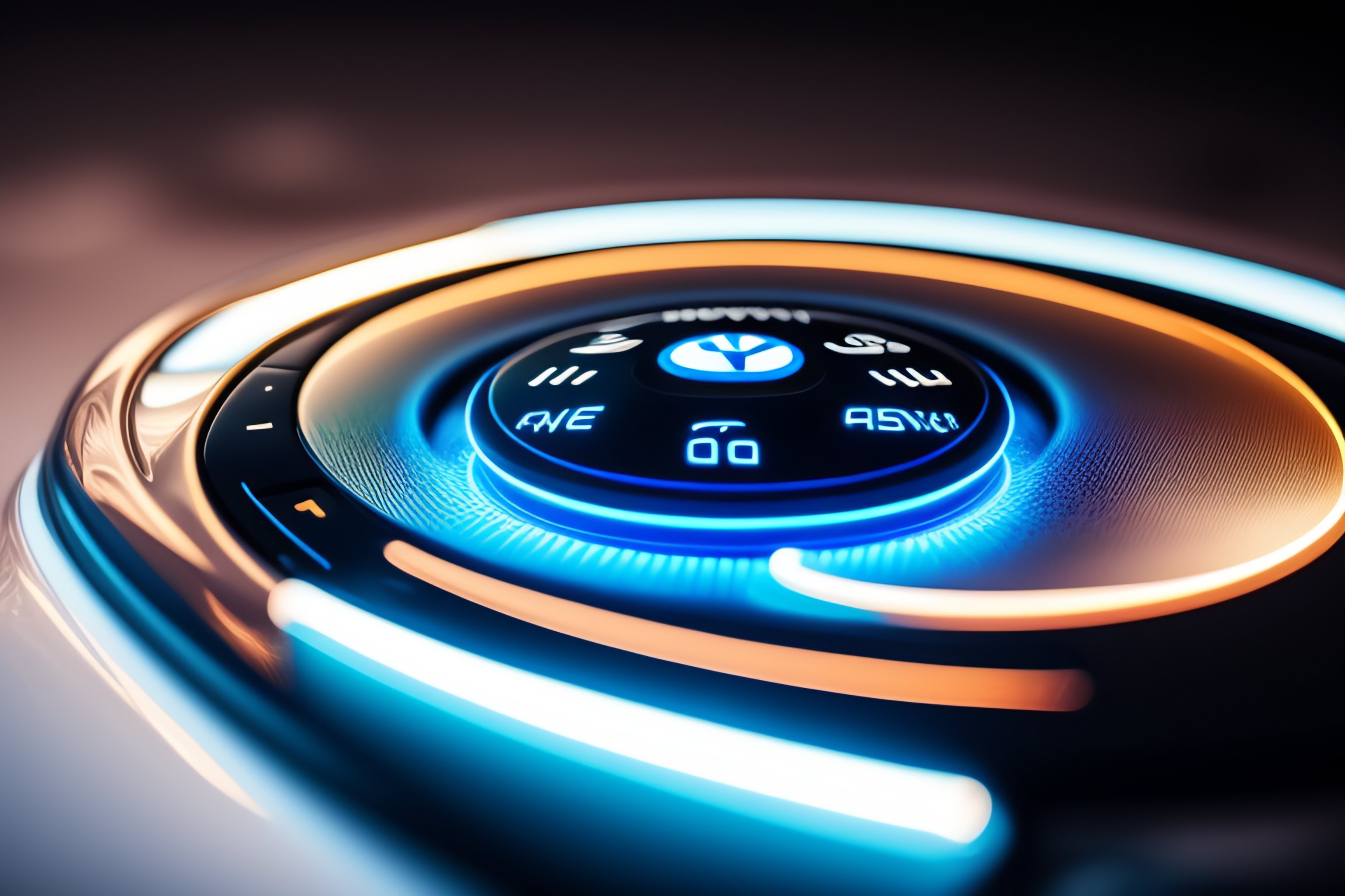 Lexica Glowing BMW steering wheel