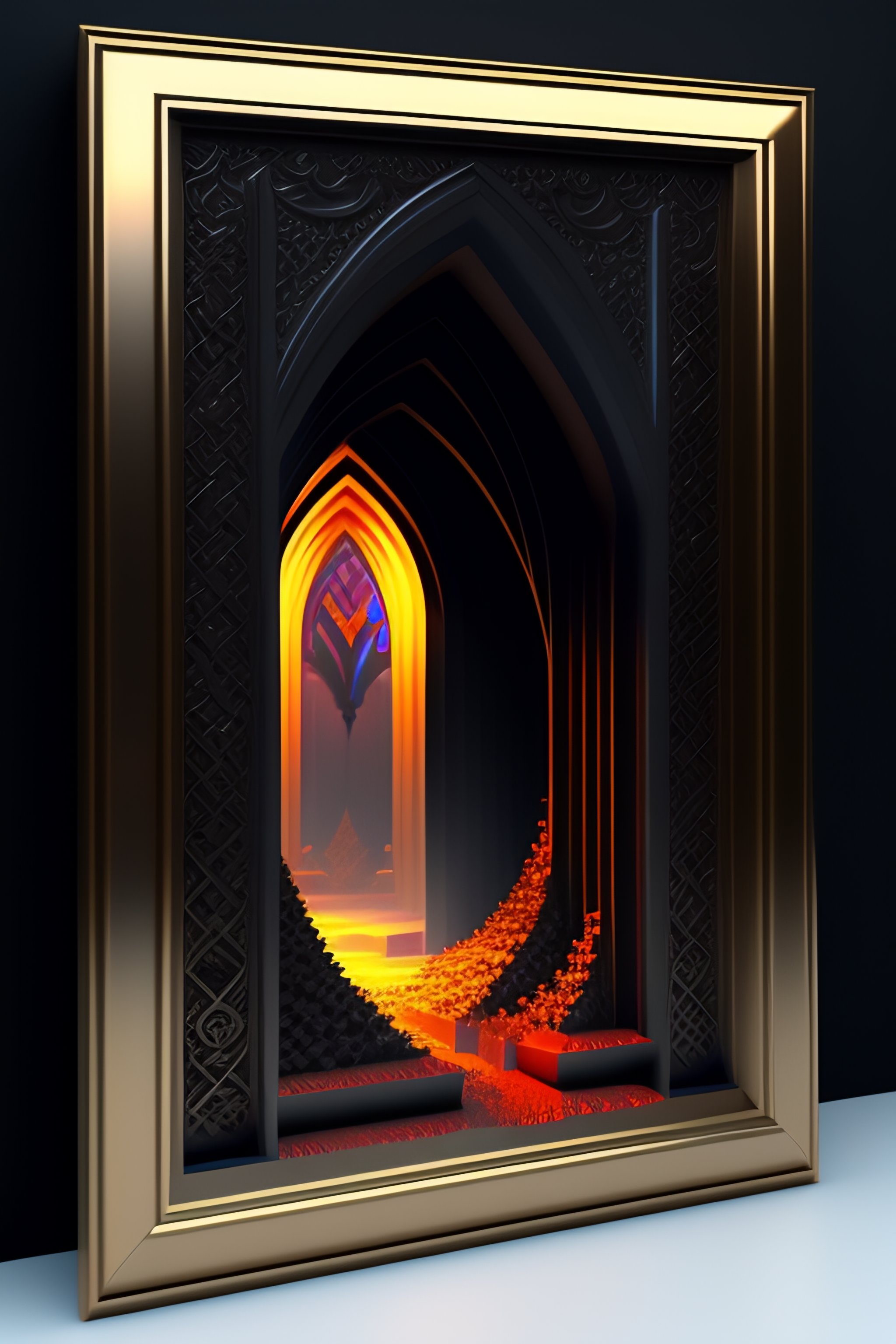 Lexica - Gothic 3d abstract art