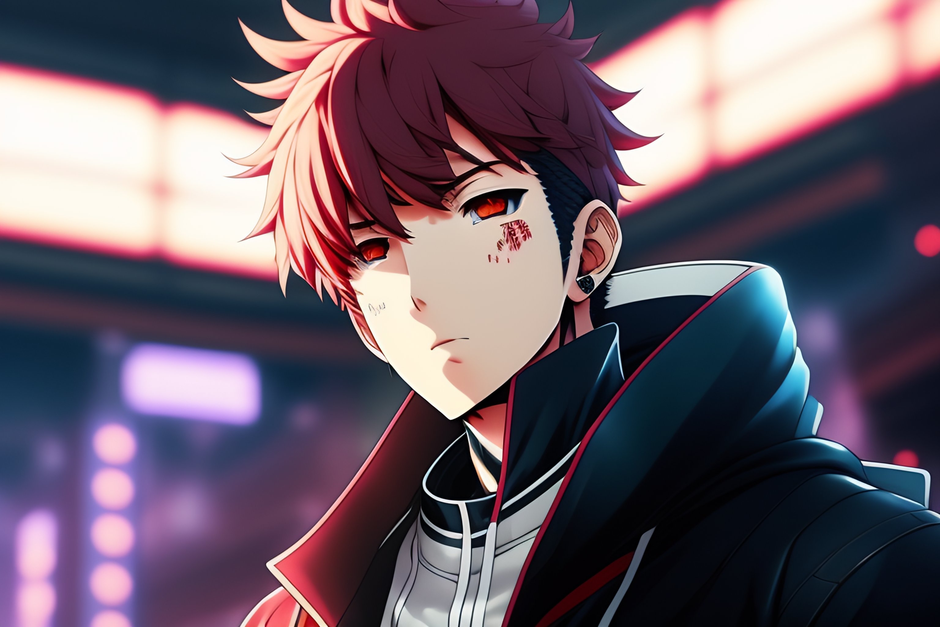 Cool Anime Boy Red Hair 2.0's Code & Price - RblxTrade