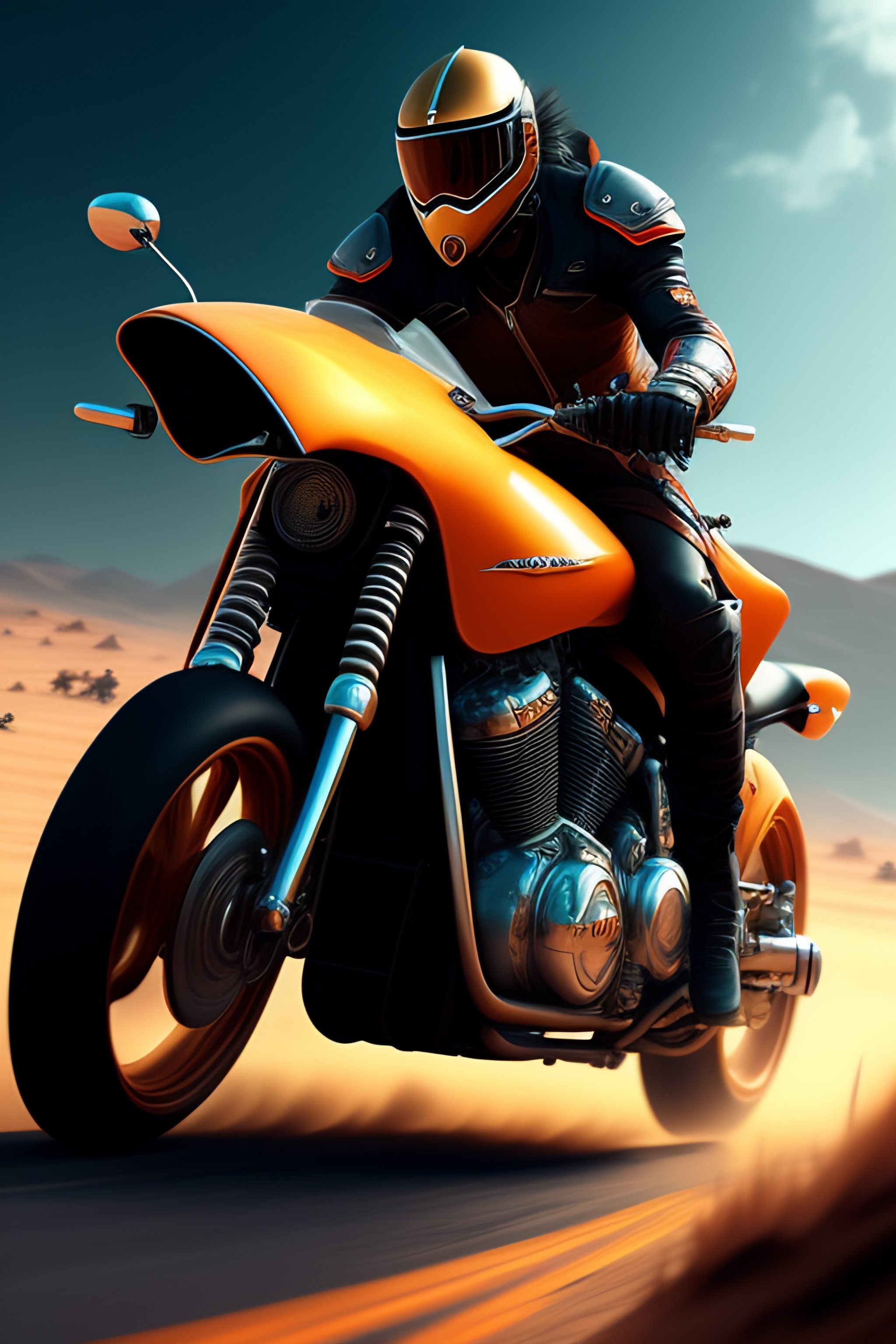 Lexica - Motorcycle, styleframe, concept art, artstation, madmax, brush ...