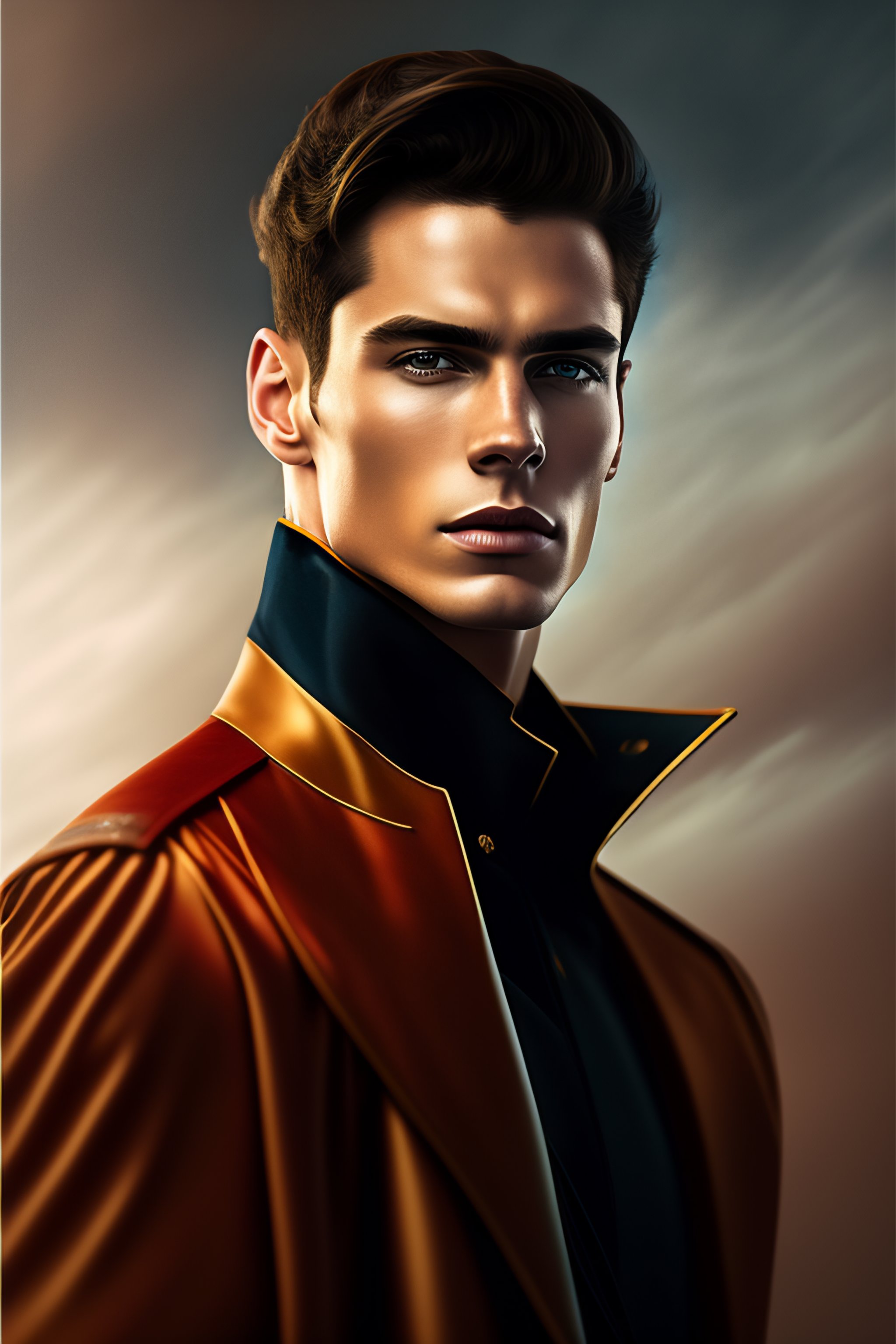 Lexica - Portrait of a beautiful man