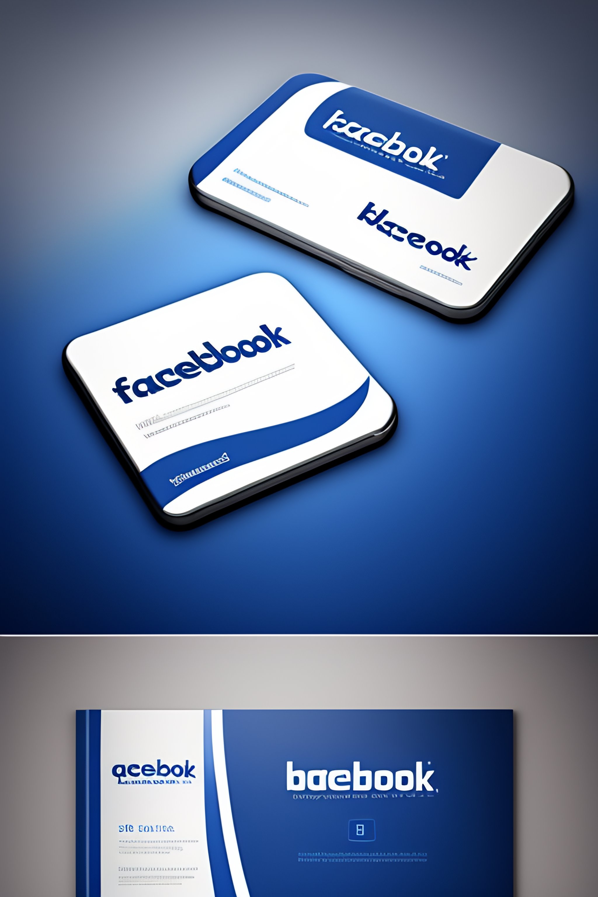 Lexica - Corporate, Branding identity. facebook blue colors