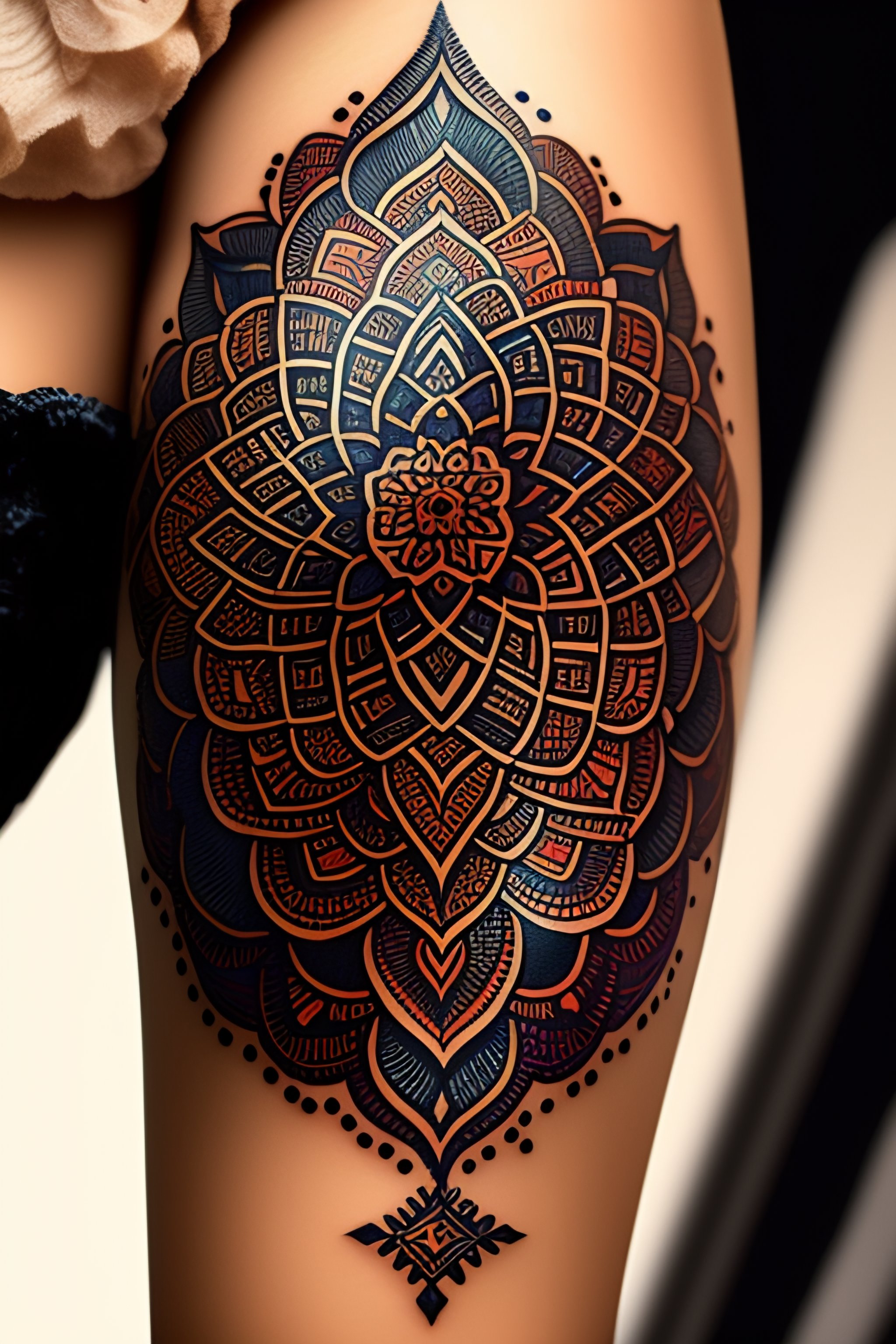 Lexica - Traditional moroccan tattoo print