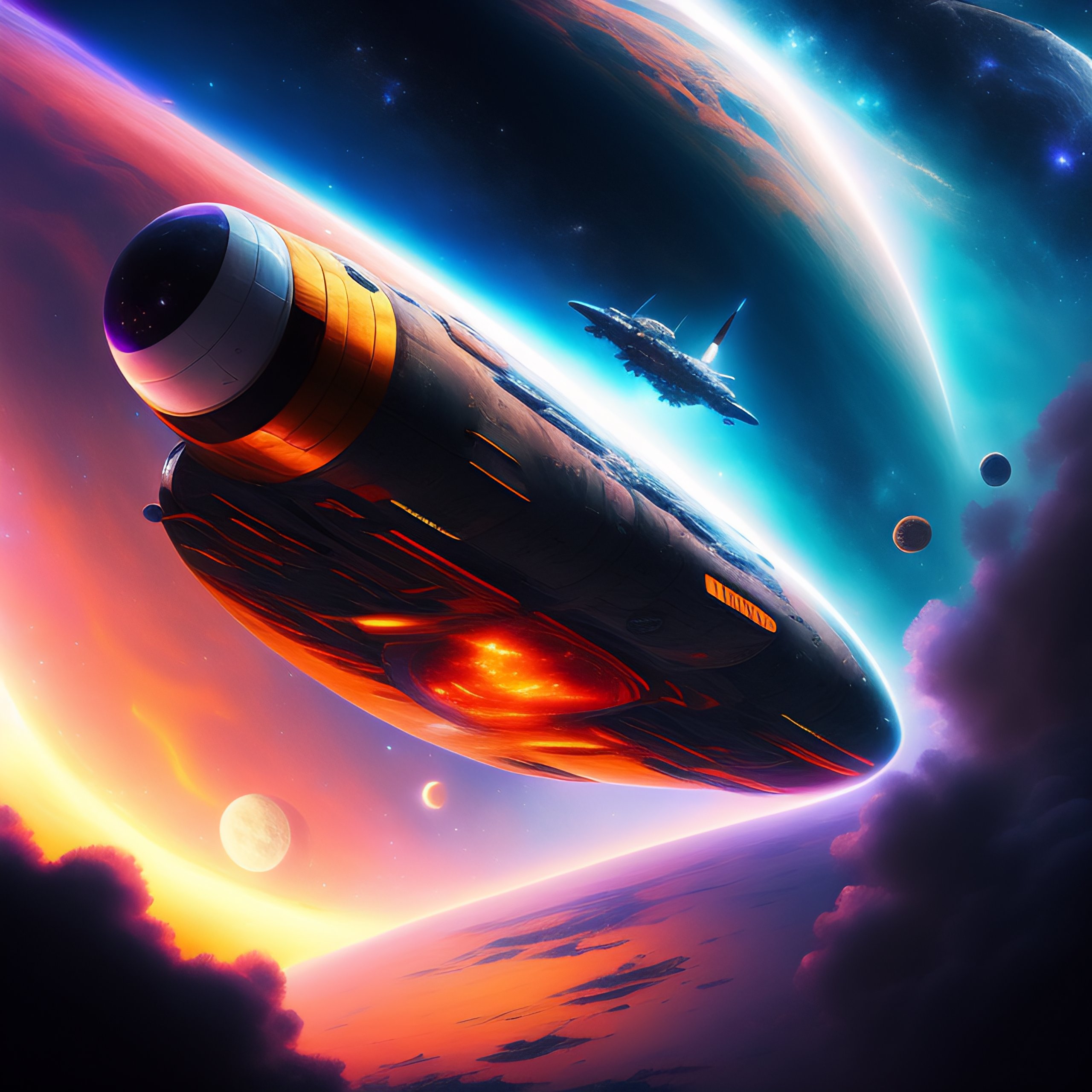 Lexica - Spacescape, The void, Deep space, Starship, dogfight ...