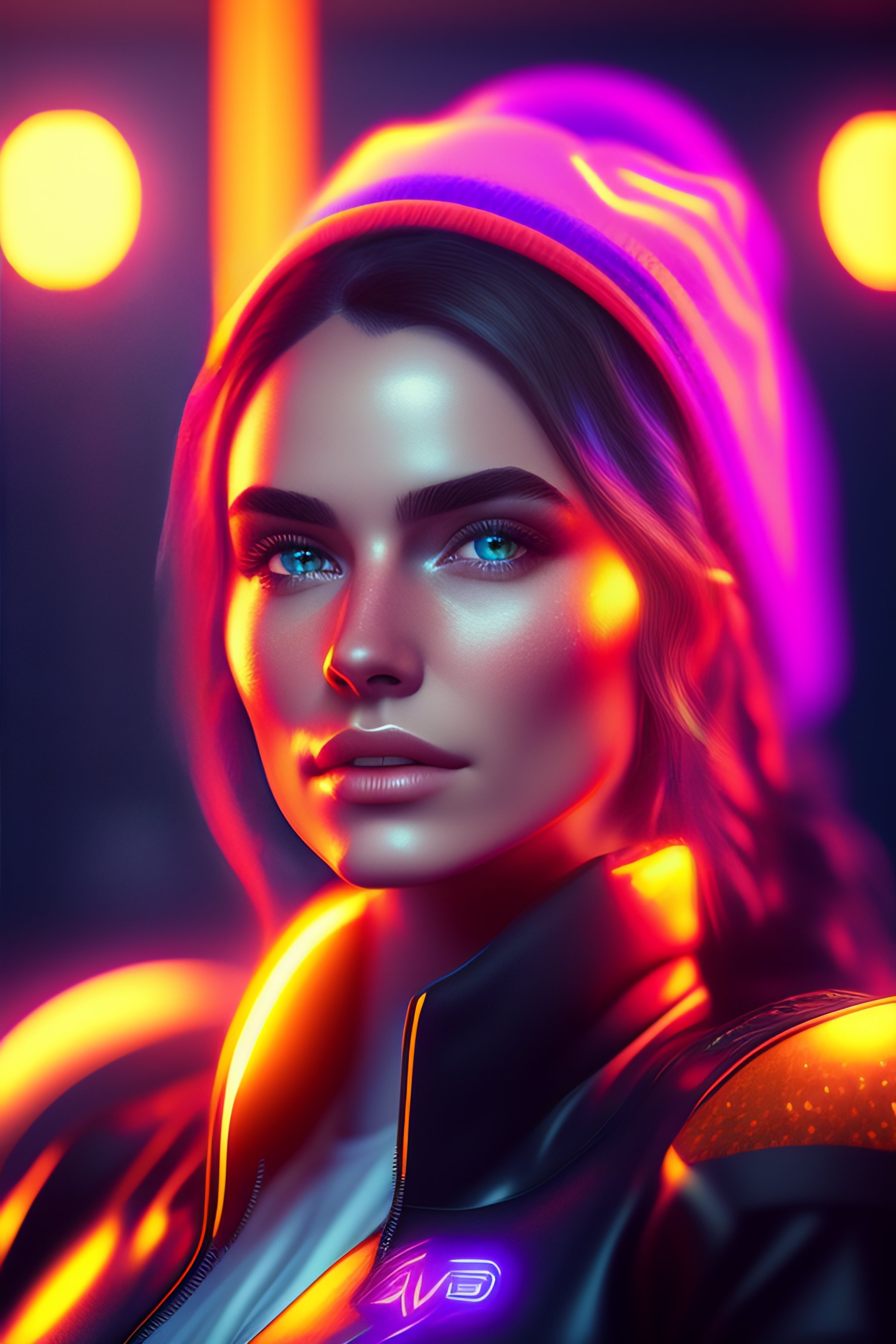 Lexica - Rave trance club girl, unreal engine, cozy indoor lighting ...