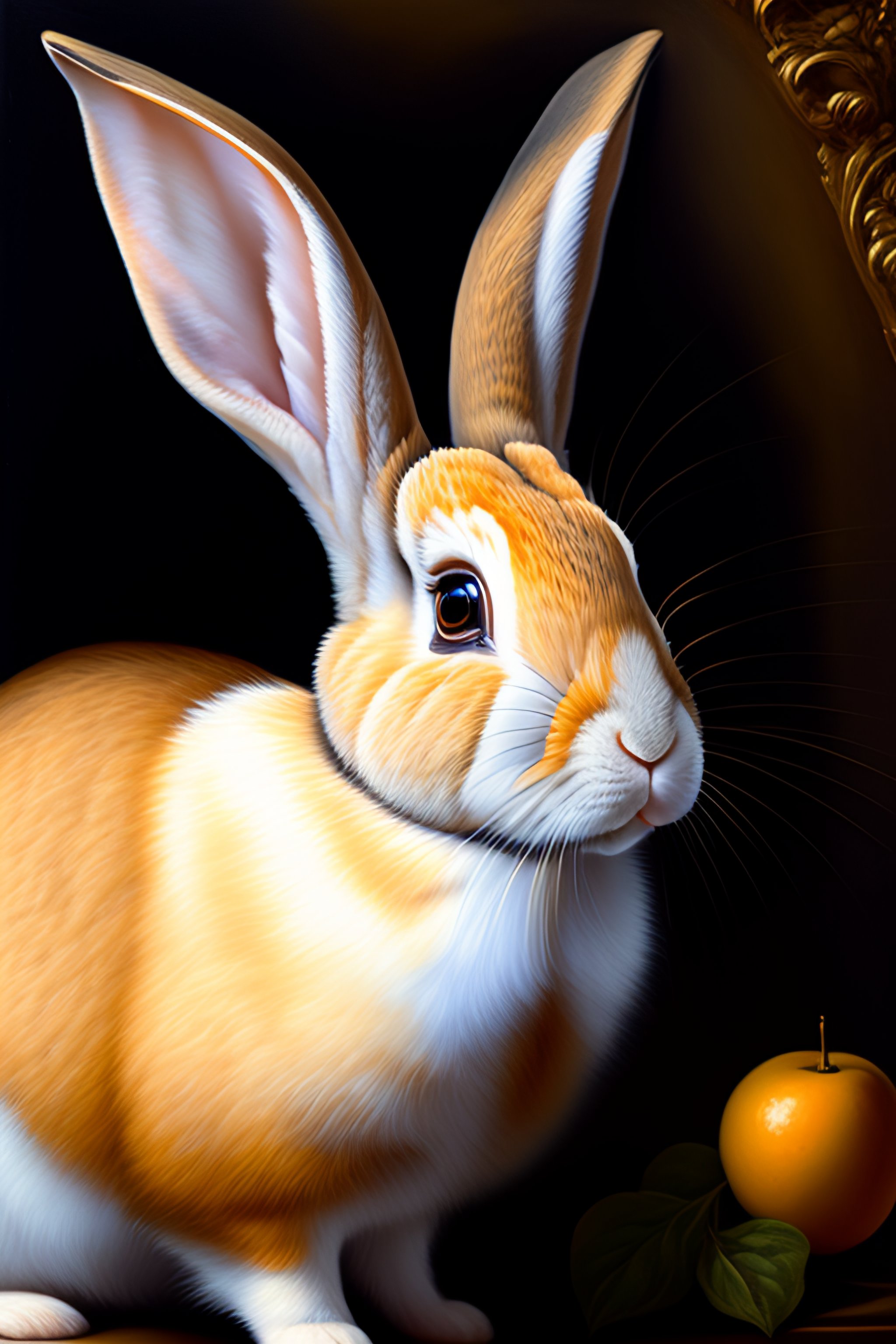 Lexica - Rabbit portrait, happy, front, oil paint, highly detailed ...