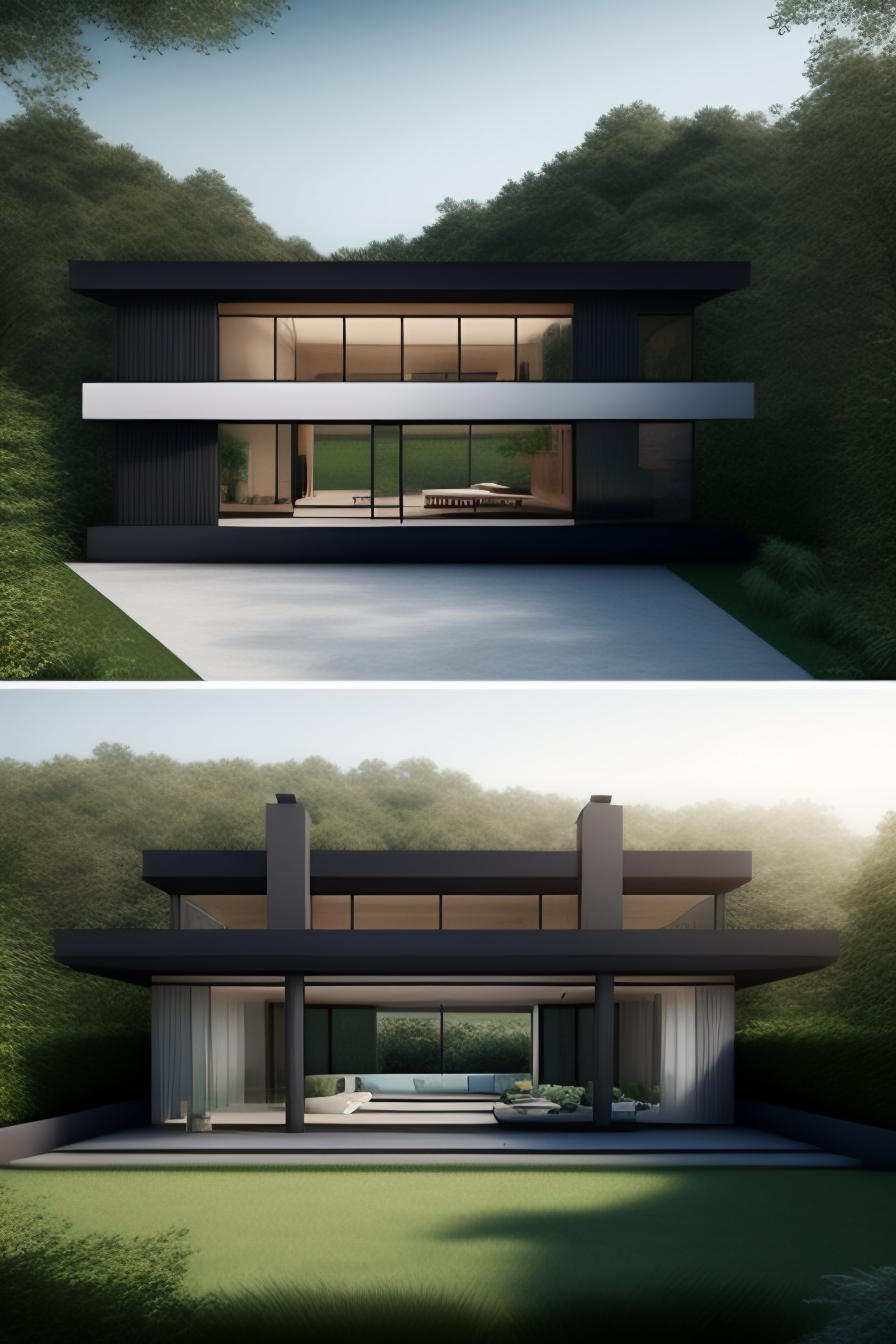Lexica - Prompt for an architectural house with a detailed design of ...