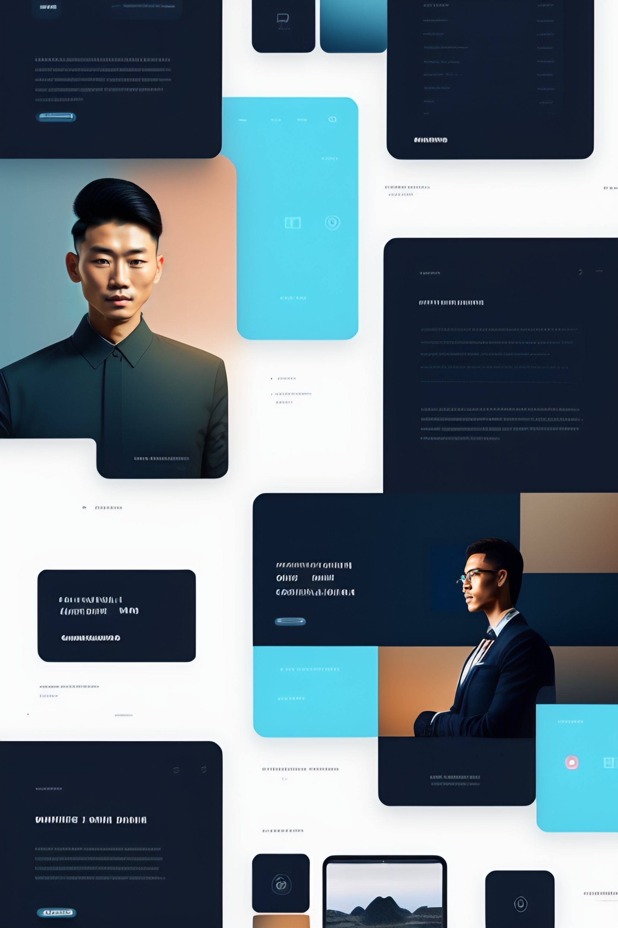 Lexica - A very minimalistic website personal portfolio showing a ...