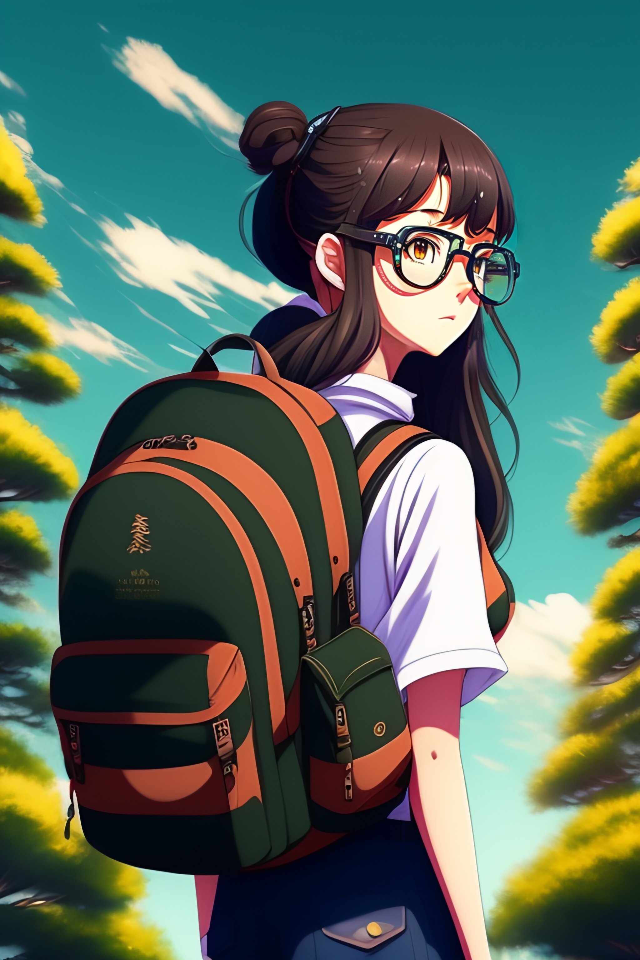 Anime 2025 girl backpack