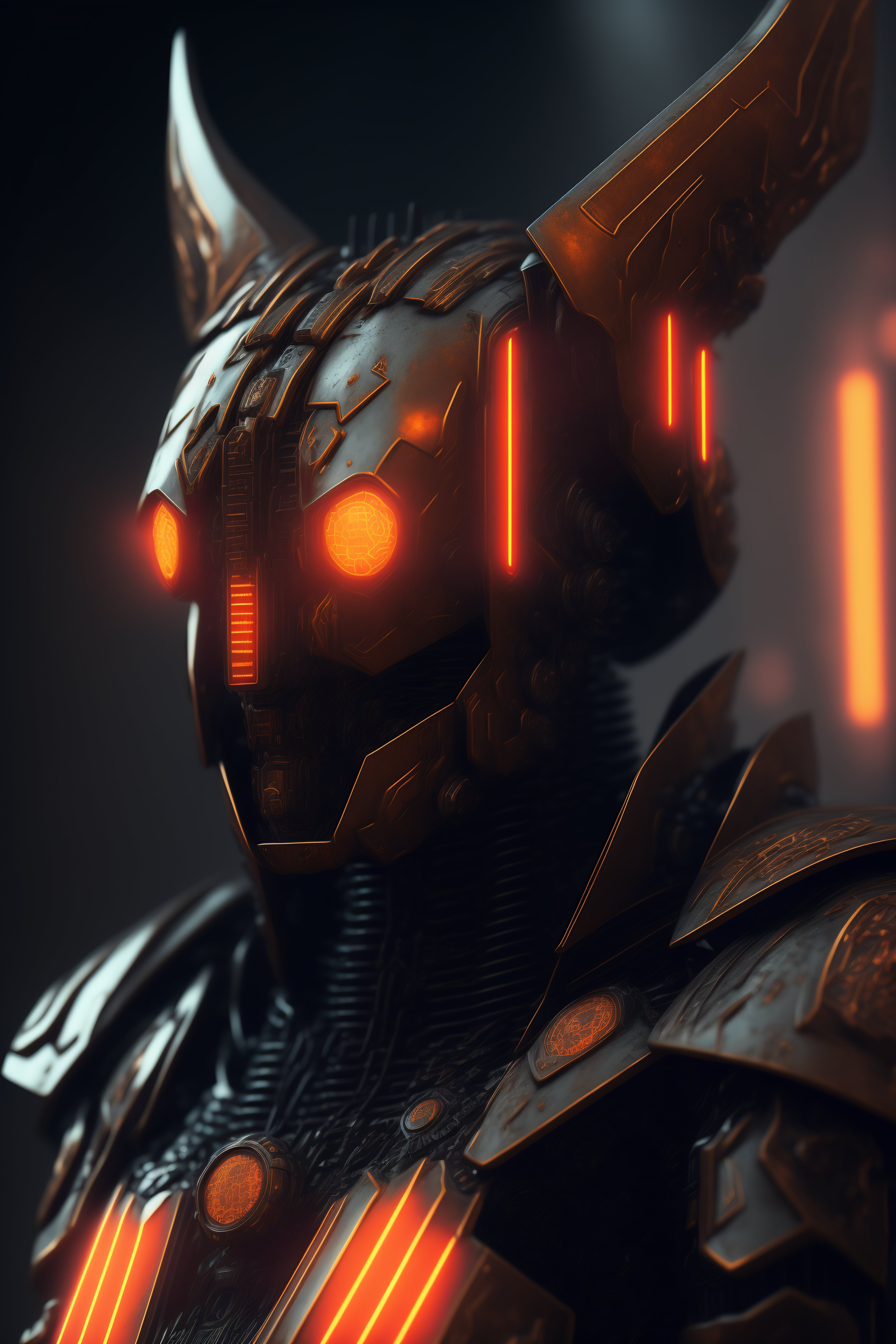 Lexica - Portrait of a rusian evil cyberpunk robot made of rusty clocks ...