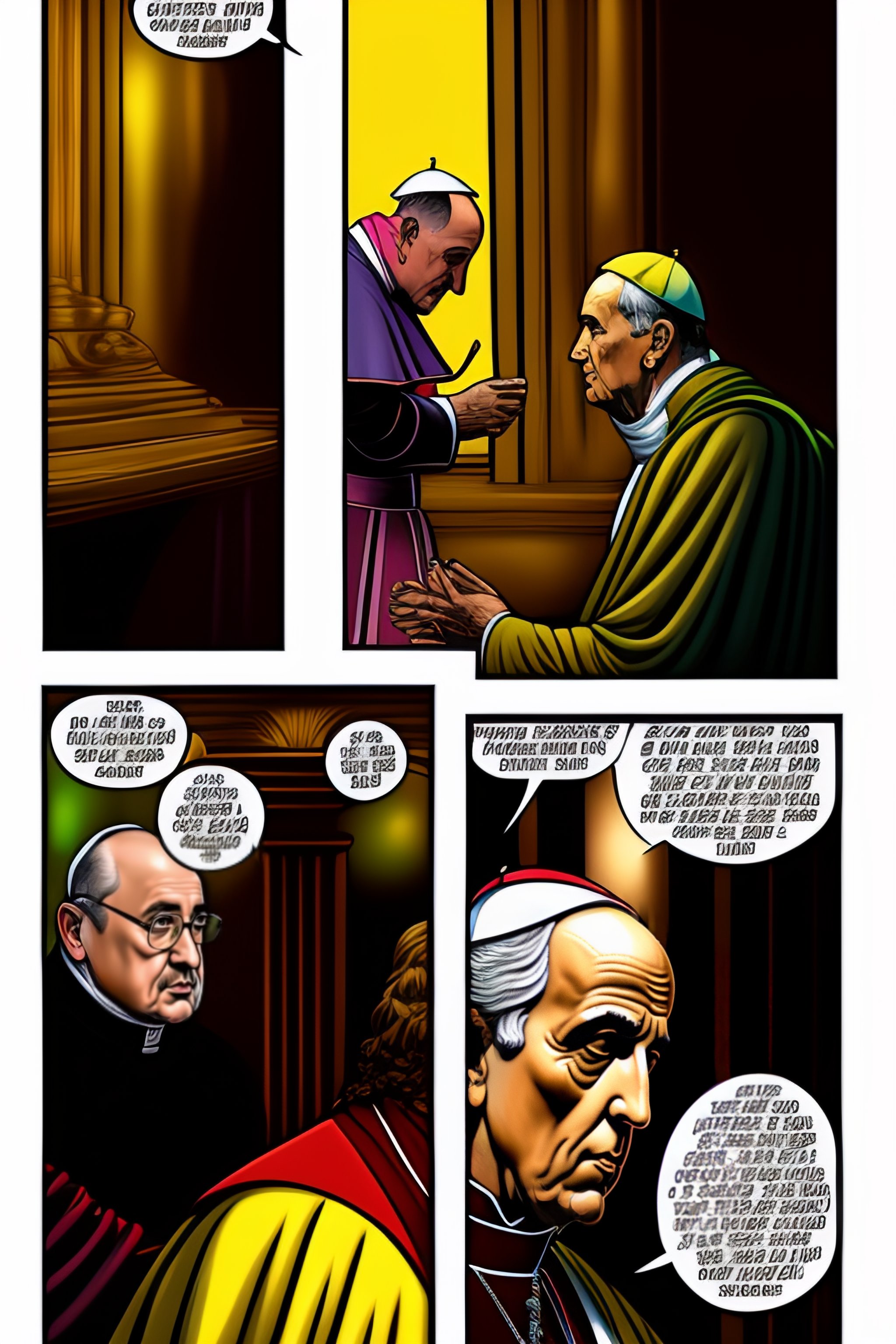 Lexica - Comic of the pope francis