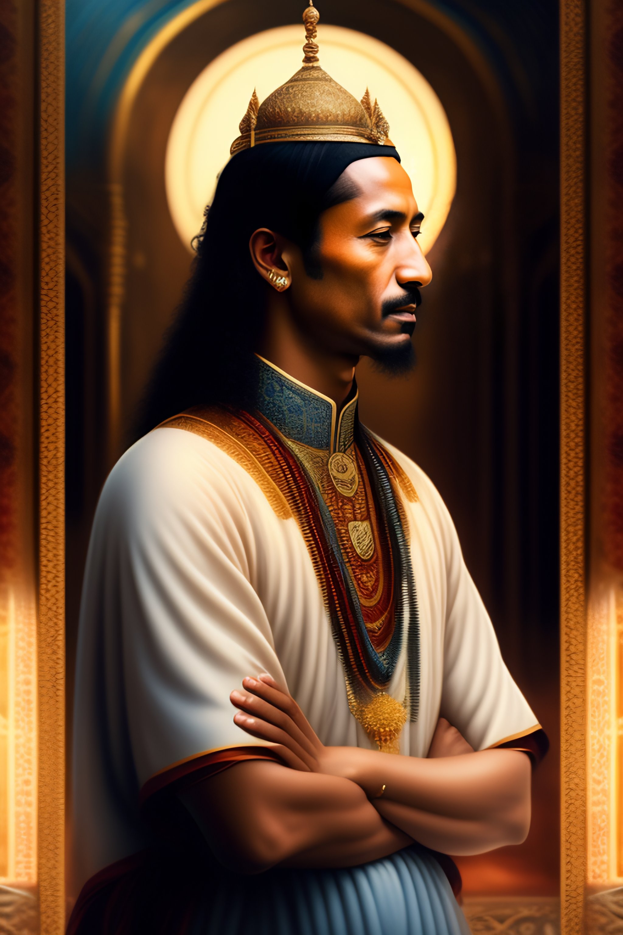 Lexica - Portrait of a spiritual person
