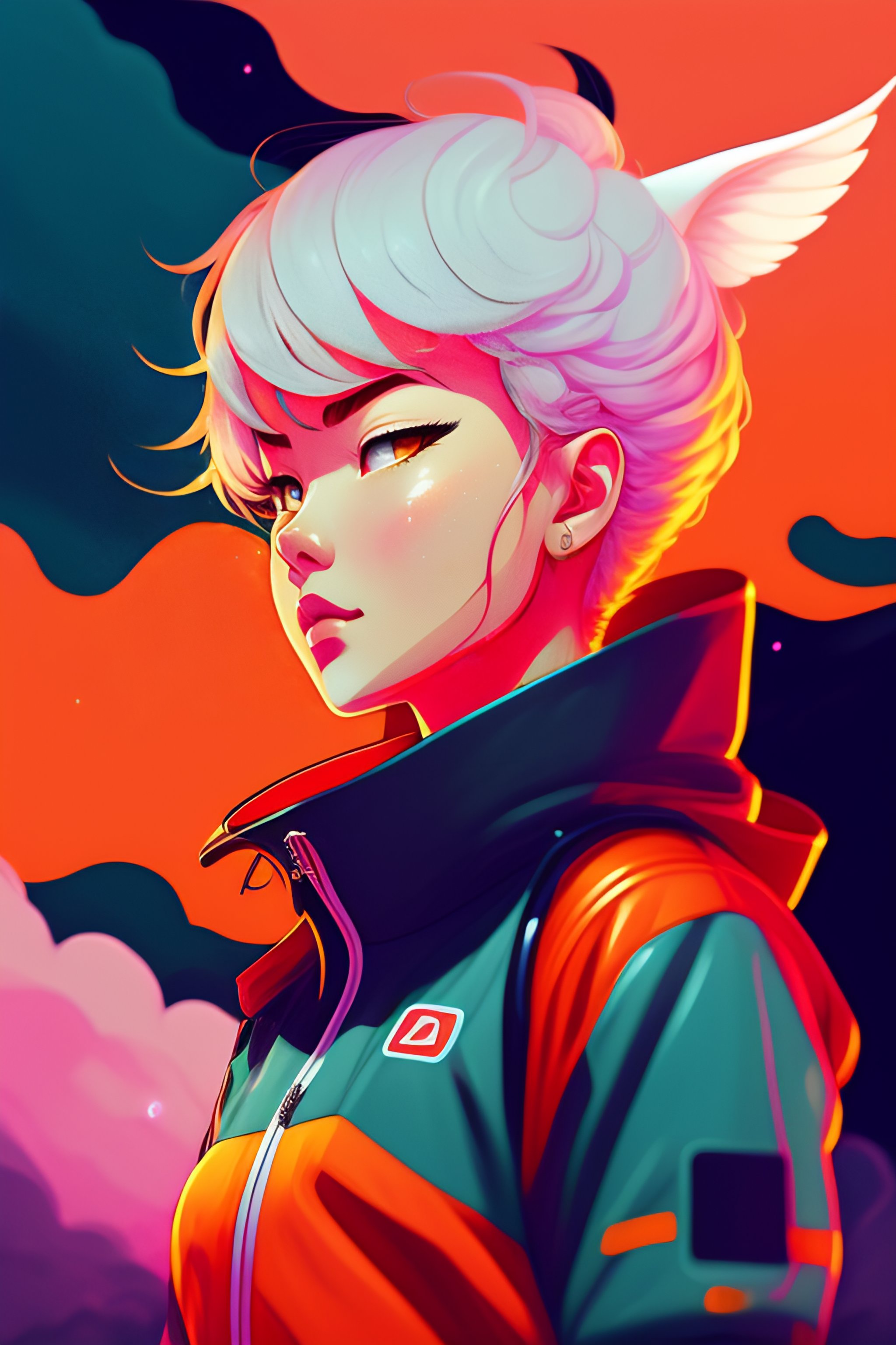 Lexica - Woman girl with white dragon, style of laurie greasley, studio ...