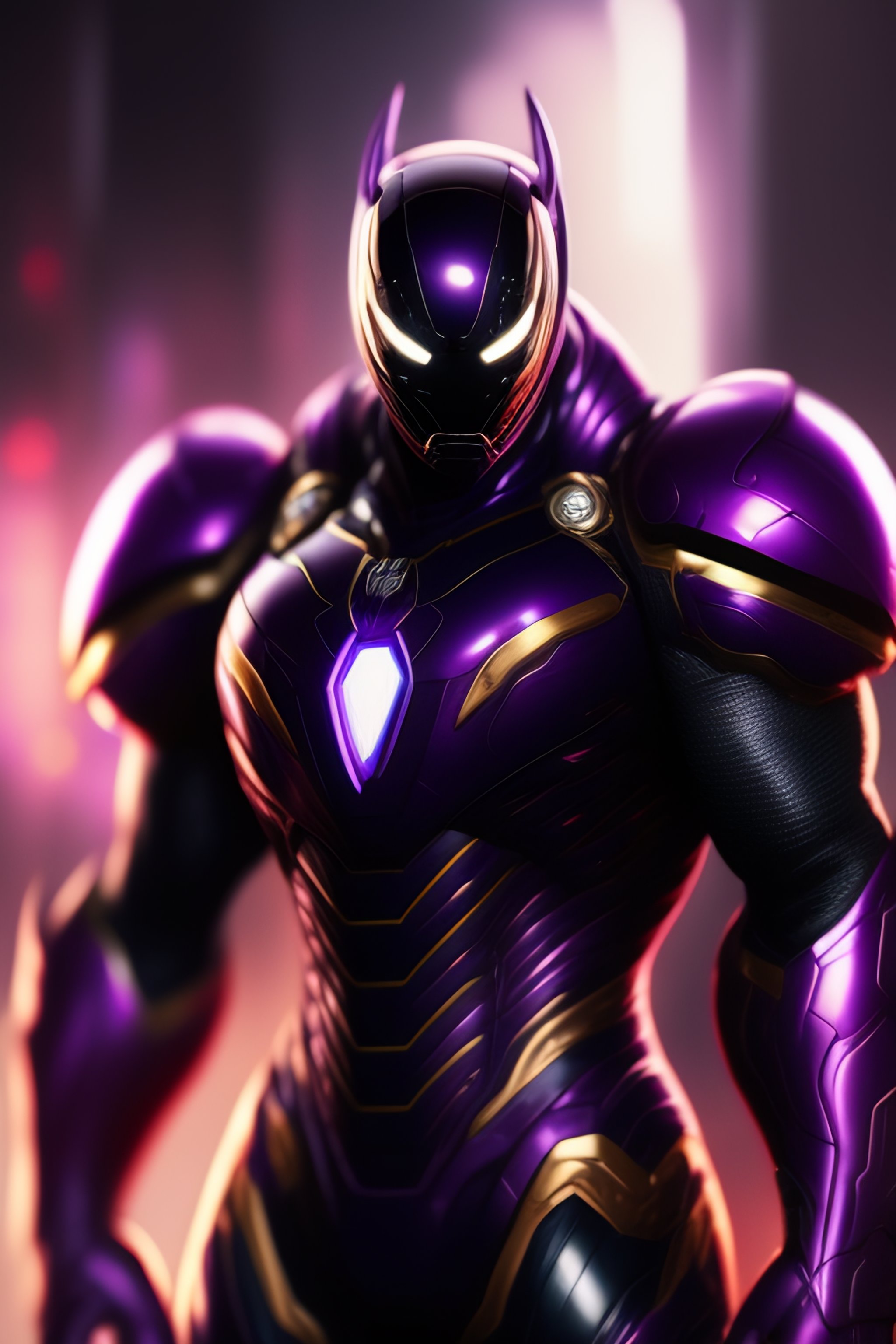 Purple iron man