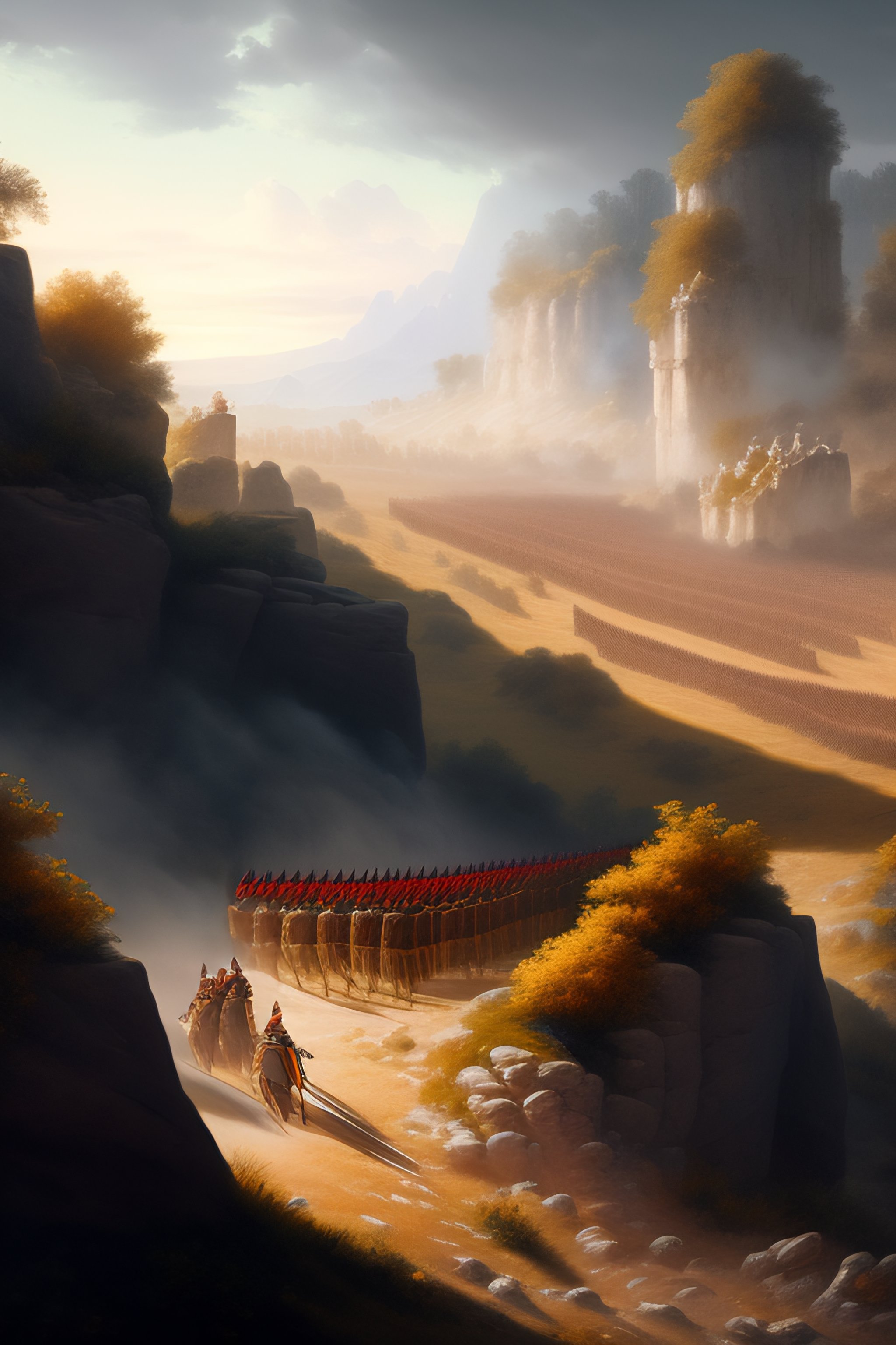 Lexica - Highly detailed illustration featuring french napoleonic ...