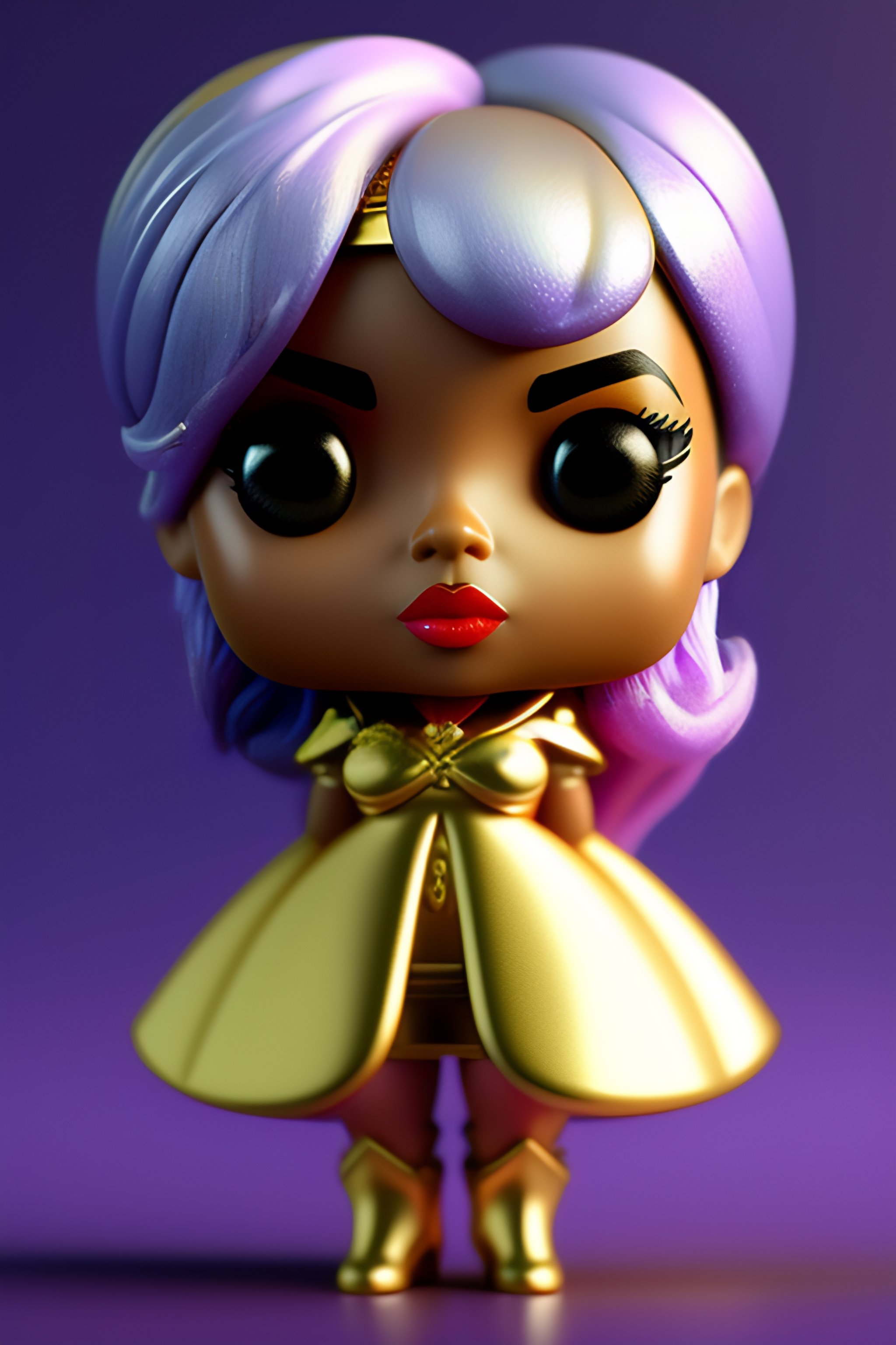 Lexica 3d render of funko pop of Lady Gaga