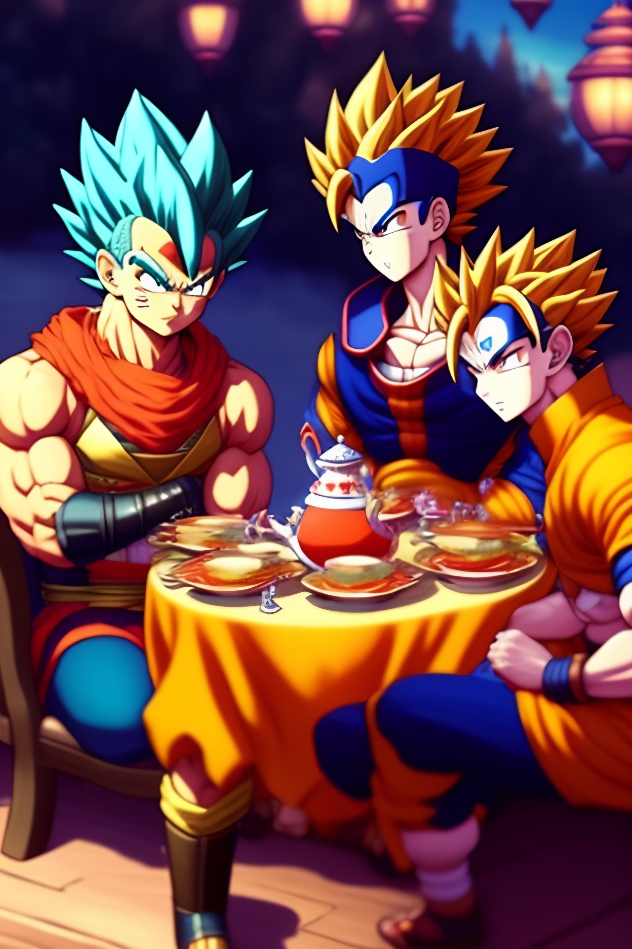 ArtStation - Gogeta & Vegito