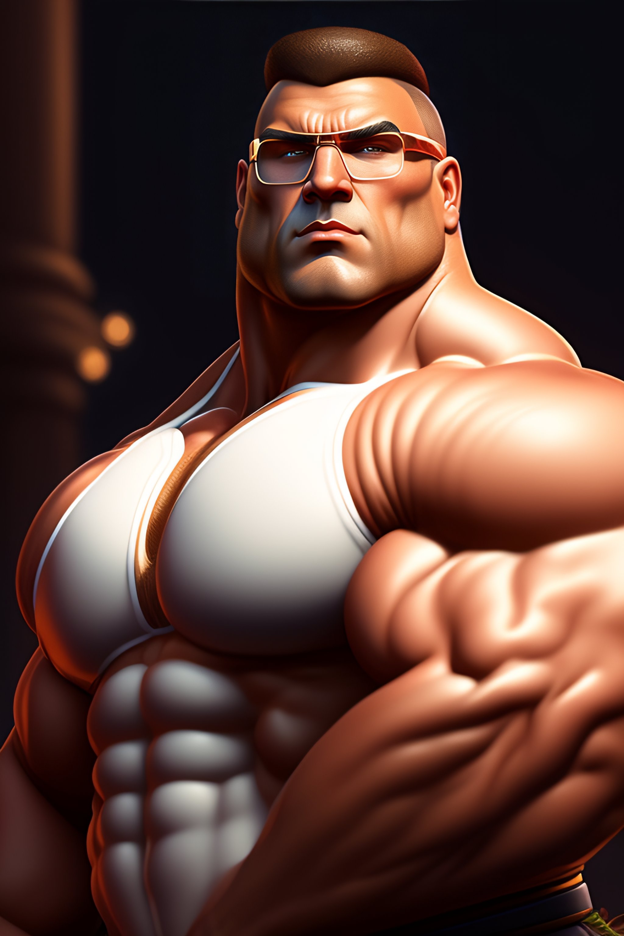 Lexica - Muscular peter griffin, intricate, elegant, highly detailed,  digital painting, artstation, concept art, smooth, sharp focus,  illustration, a...