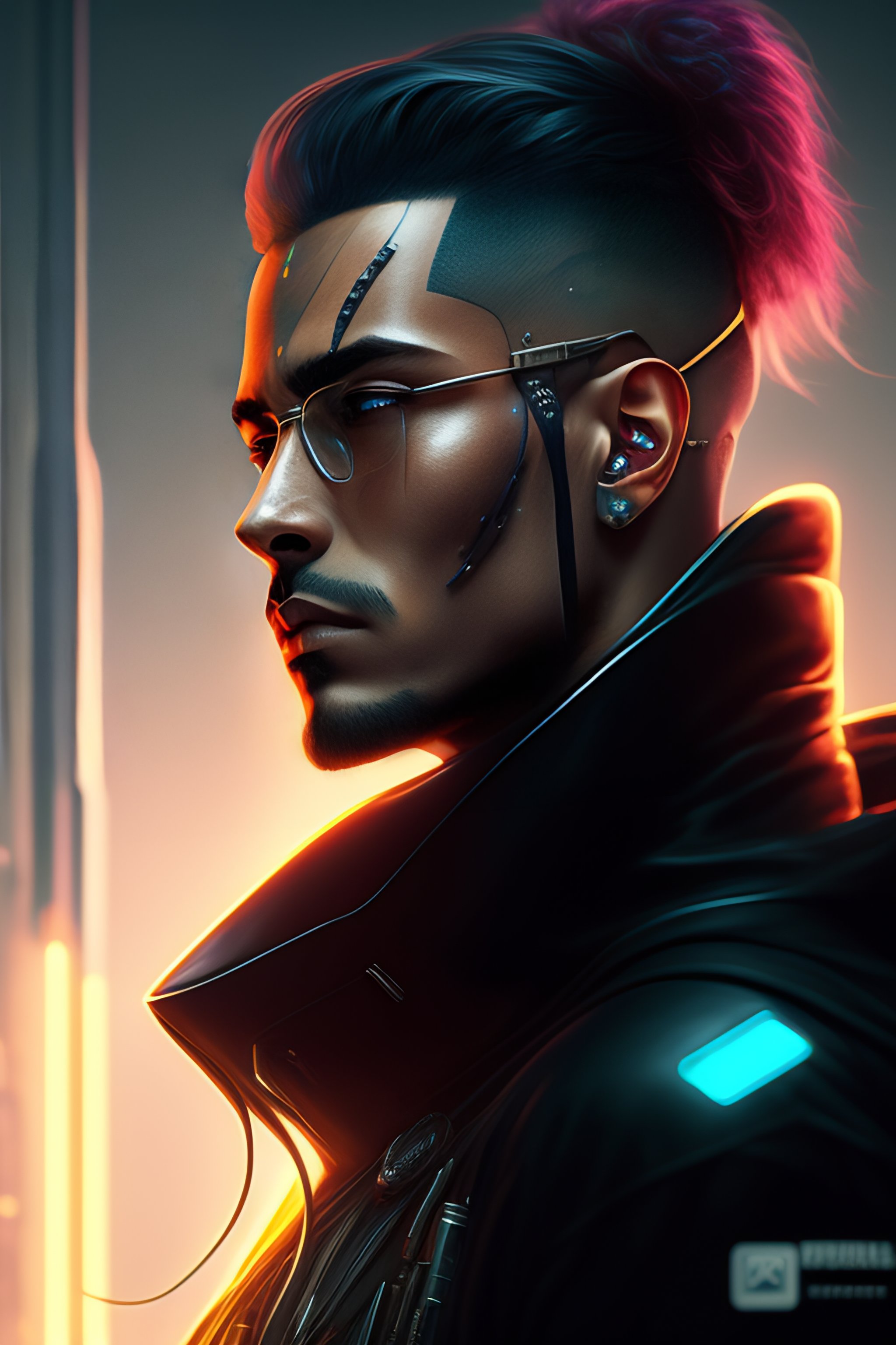 cyberpunk man art